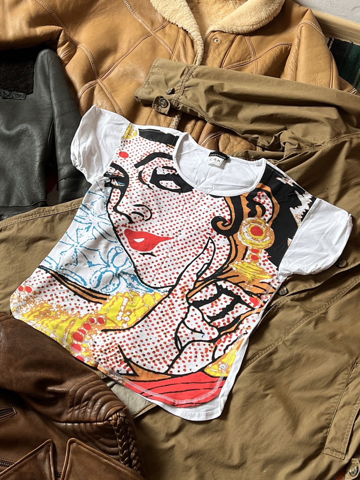 Custo Barcelona Carla Du Nord Jean Paul Gaultier Vintage Custo T-Shirt Size M / US 6-8 / IT 42-44 - 3 Thumbnail