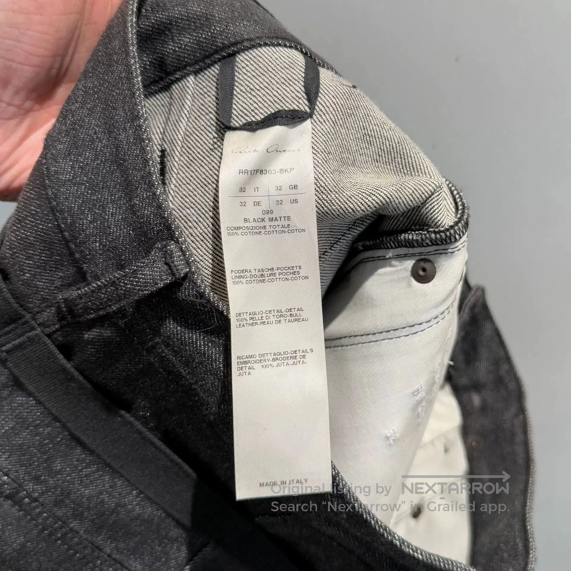 Rick Owens Rick Owens Stylish Denim Pants. Size US 32 / EU 48 - 8 Thumbnail