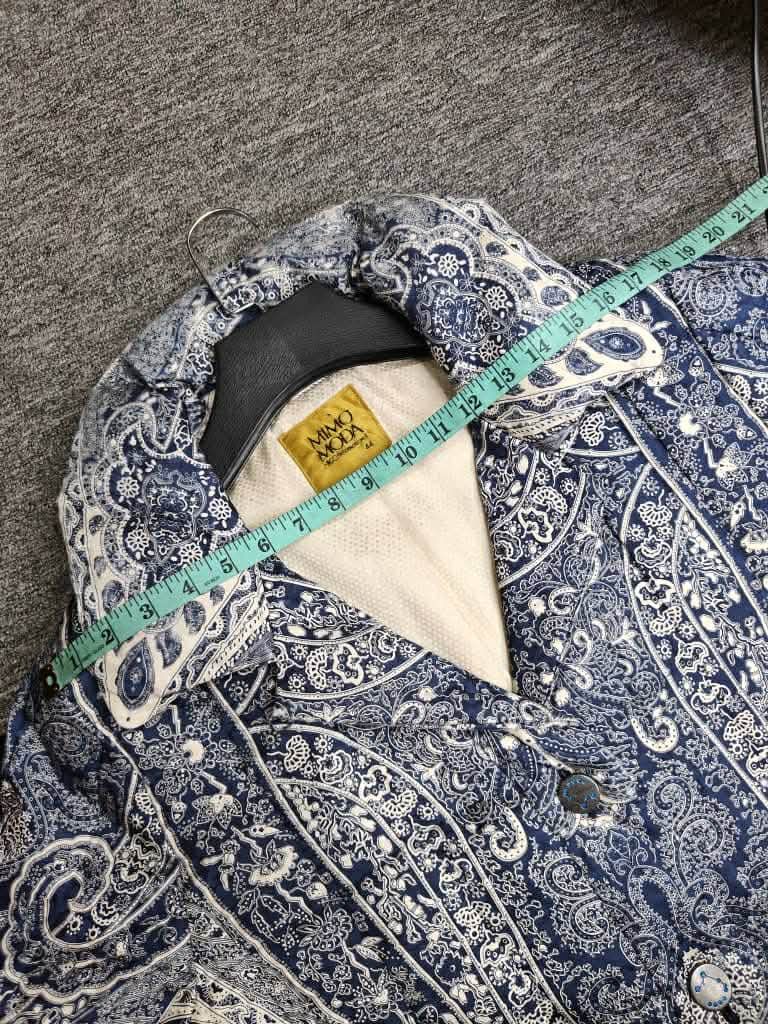 Japanese Brand Vintage Mimo Moda Paisley Long Jacket Nice Design Size US L / EU 52-54 / 3 - 18 Thumbnail