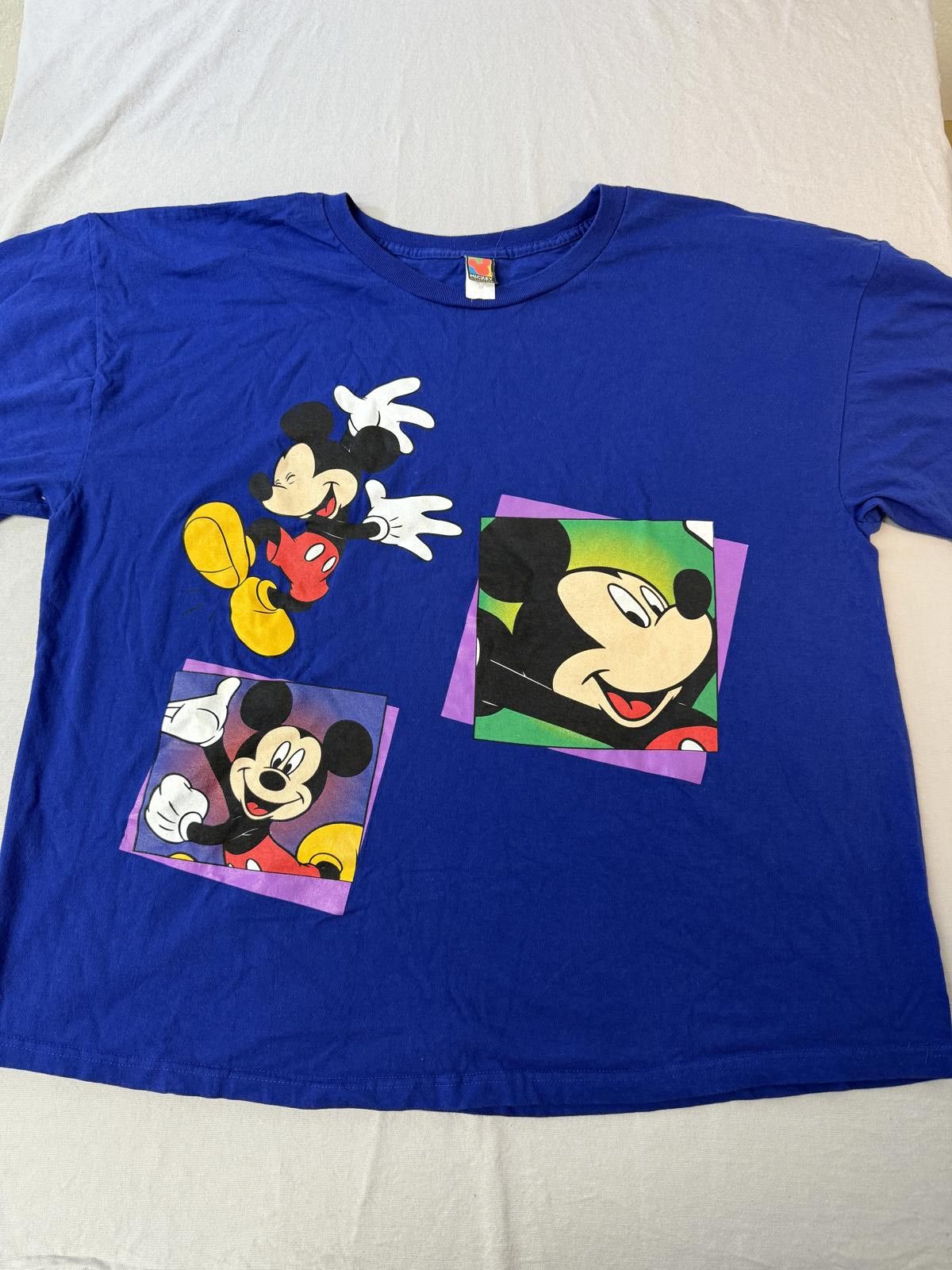 Designer VTG Mickey Mouse T-shirt Mickey Unlimited Disney Tee - 2XL Size US XXL / EU 58 / 5 - 1 Thumbnail