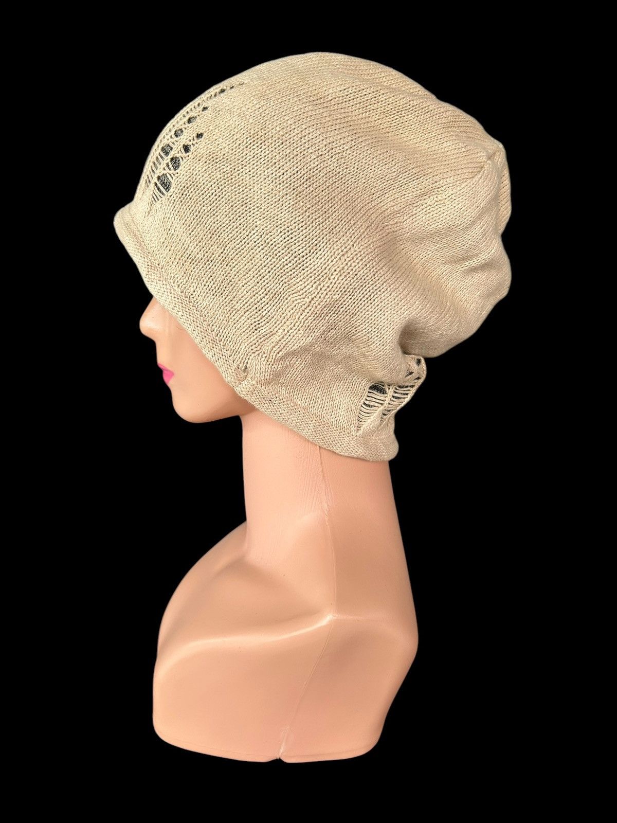 Japanese Brand × Kapital × Vintage Japanese Distressed Punk Bondage Style Beanie Hats Size ONE SIZE - 7 Thumbnail
