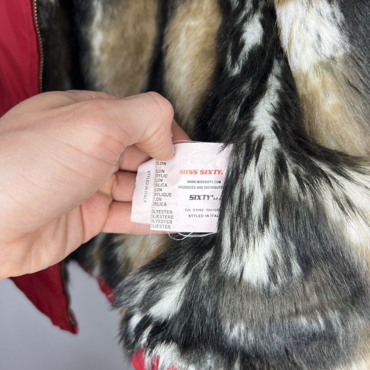 Japanese Brand Miss Sixty Vintage/Archive Faux Fur Jacket Size M / US 6-8 / IT 42-44 - 7 Thumbnail