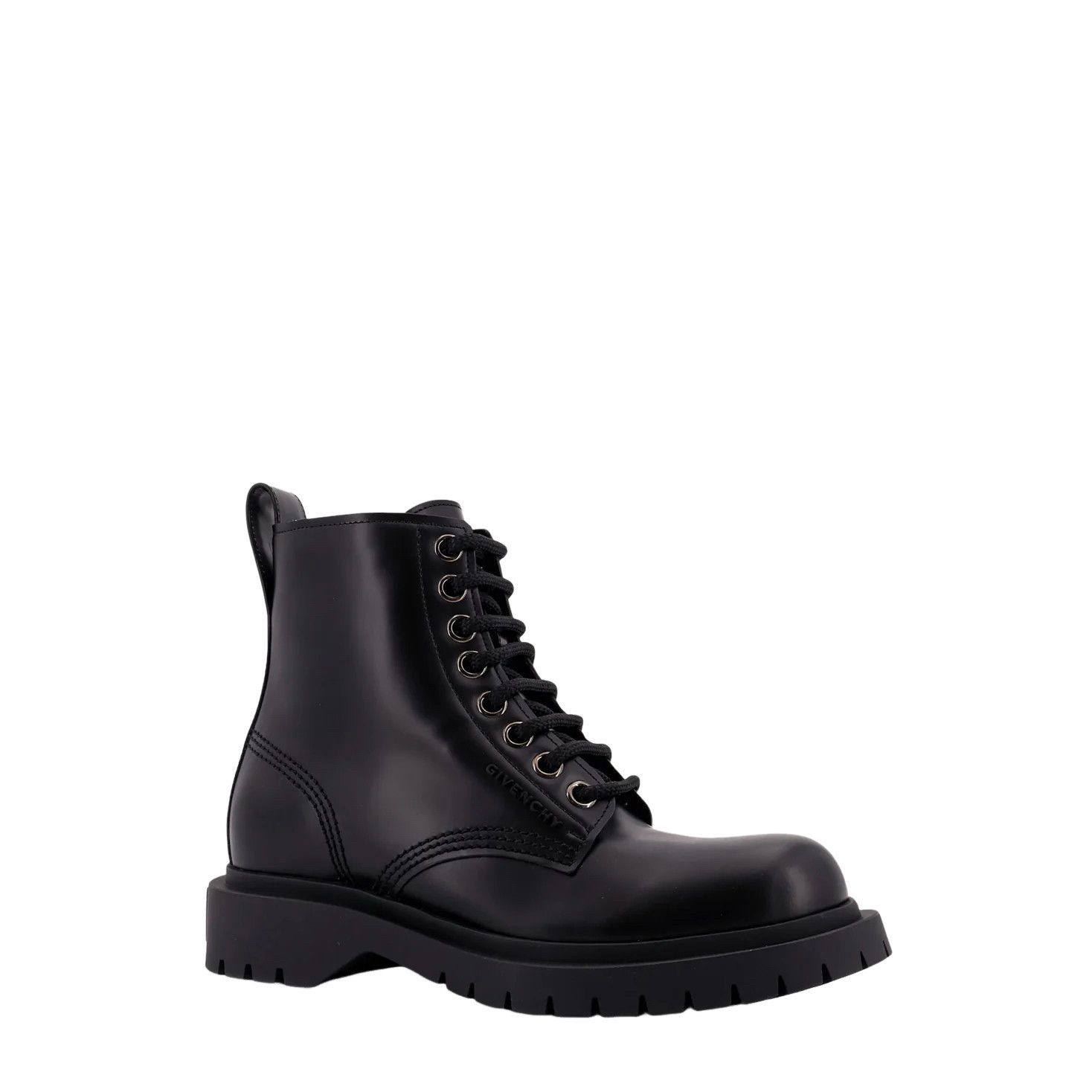 Givenchy GIVENCHY Black Leather Ankle Boots New & Authentic (Women's Size US 8 / IT 38 - 2 Thumbnail