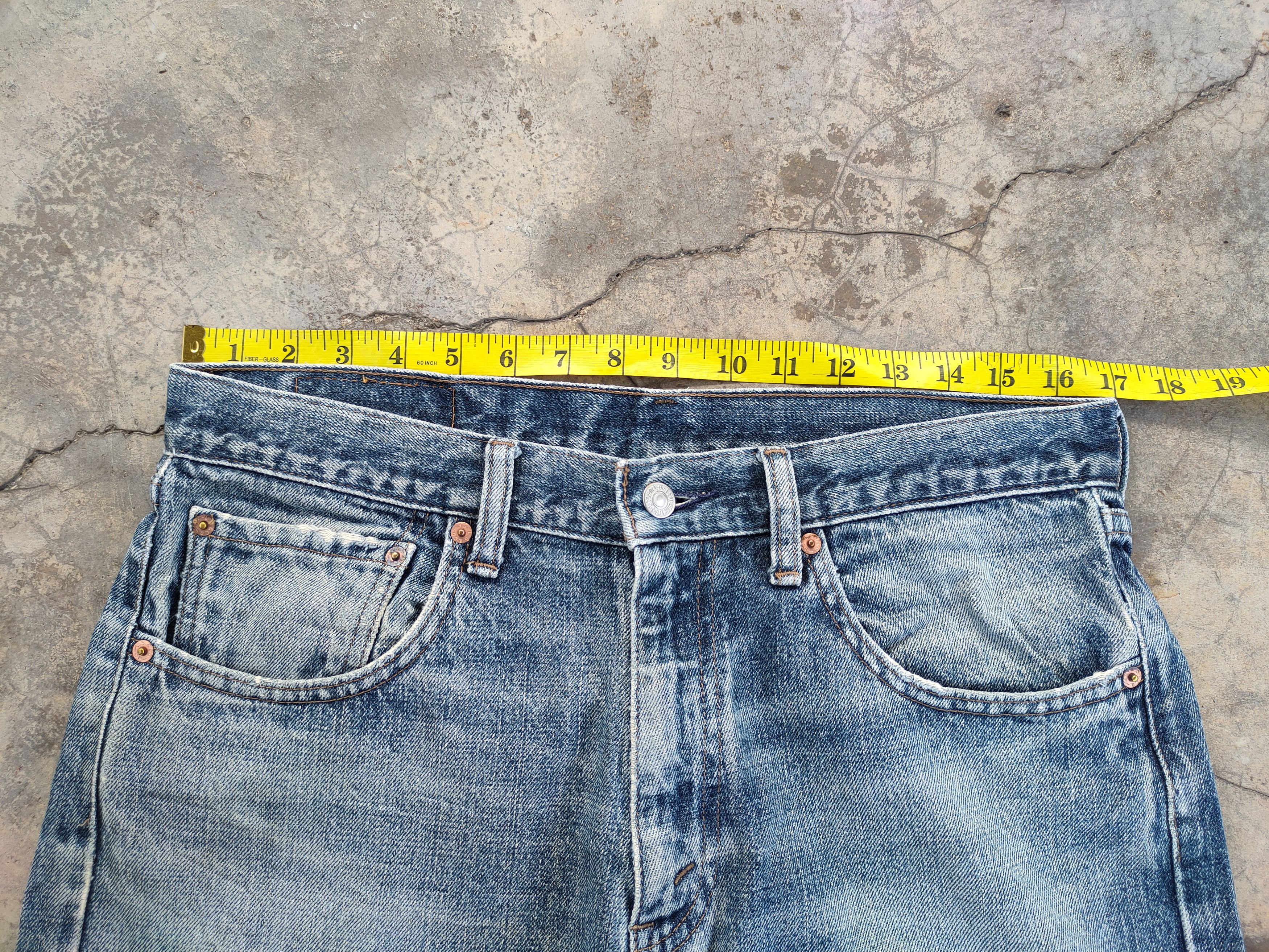 Jean VINTAGE LEVI'S 534 04' FADED DISTRESSED JEANS DENIM PANTS Size US 34 / EU 50 - 7 Thumbnail