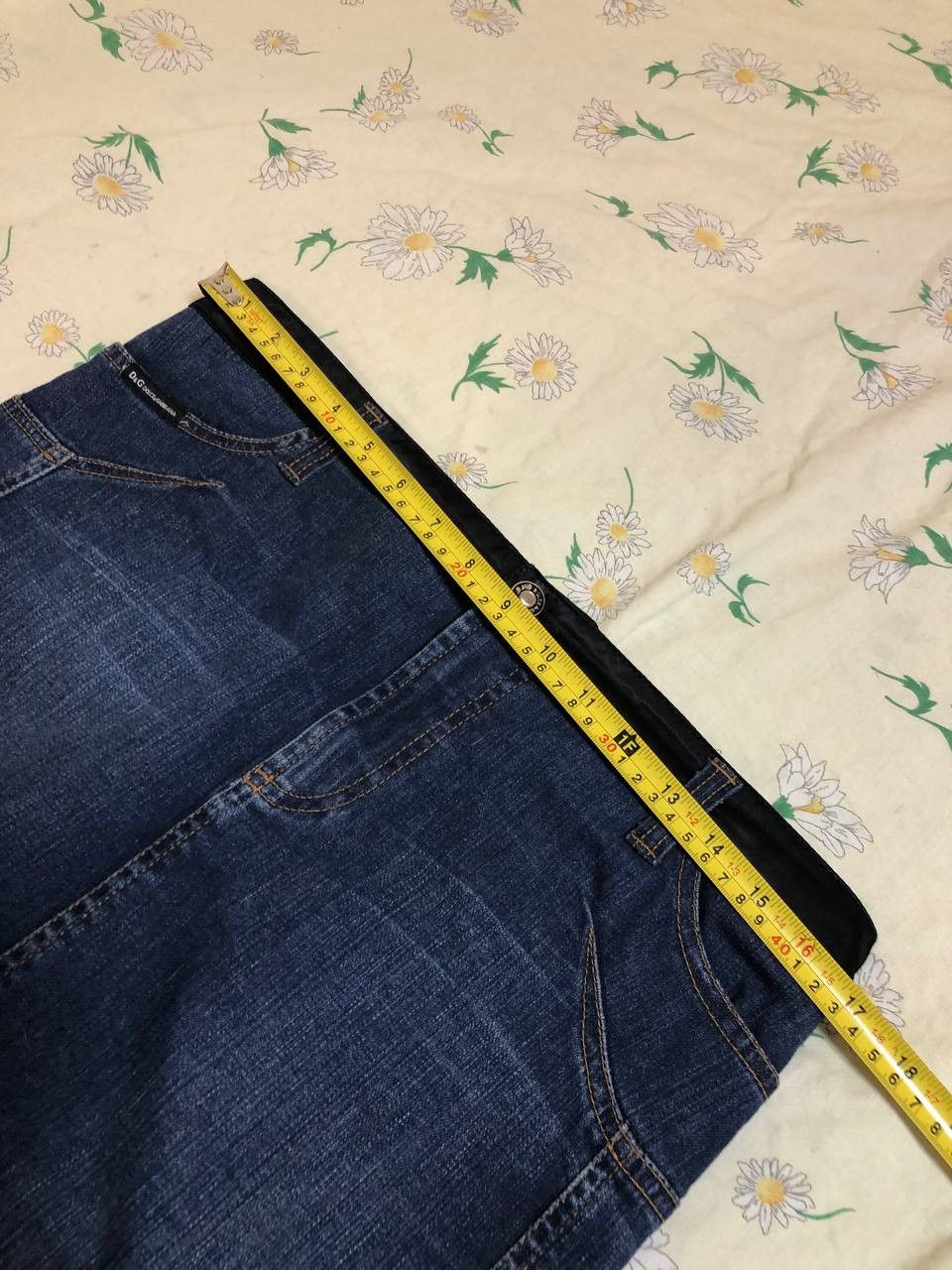 Dolce & Gabbana Dolce & Gabbana Women's Blue and Navy Skirt Size 32" / US 10 / IT 46 - 19 Thumbnail