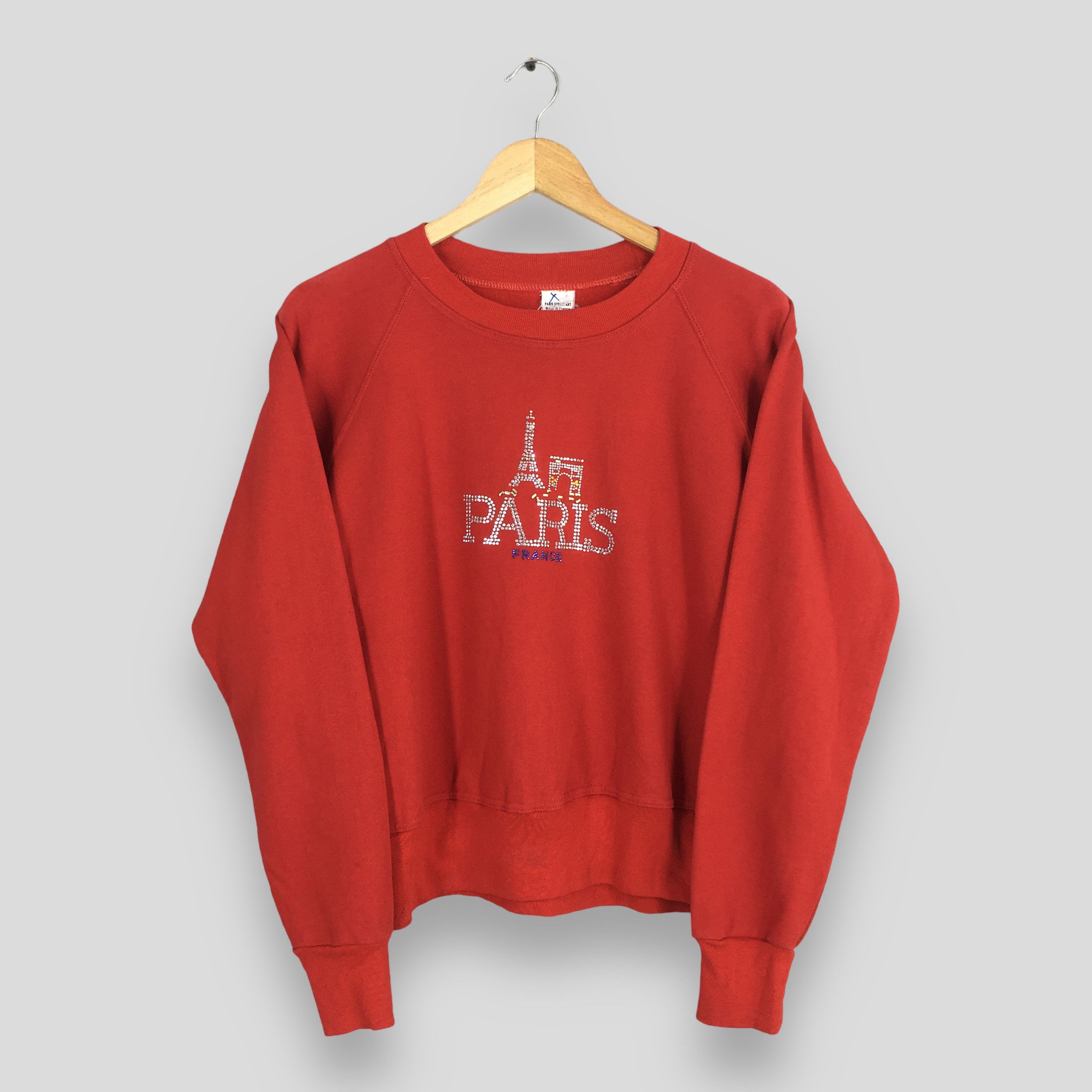 Vintage Vintage Paris France Eiffel Tower Sweatshirts Medium Size US M / EU 48-50 / 2 - 1 Thumbnail