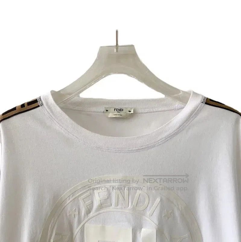 Fendi Fendi Women's Cotton T-shirt in White . Size S / US 4 / IT 40 - 3 Thumbnail