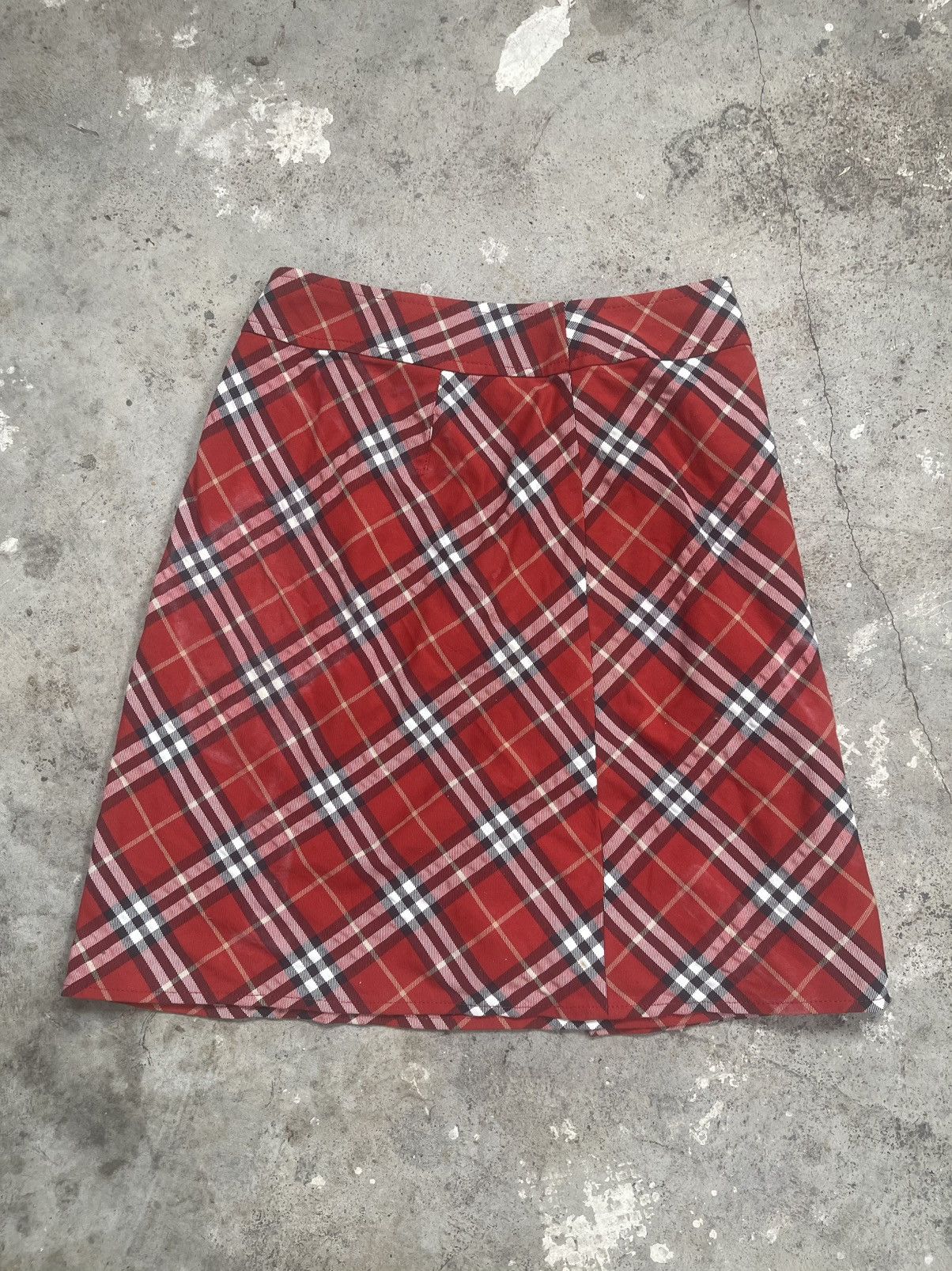 Burberry BURBERRY LONDON Skirt Nova Check Red Size 38 Size 38" / US 16 / IT 52 - 10 Thumbnail