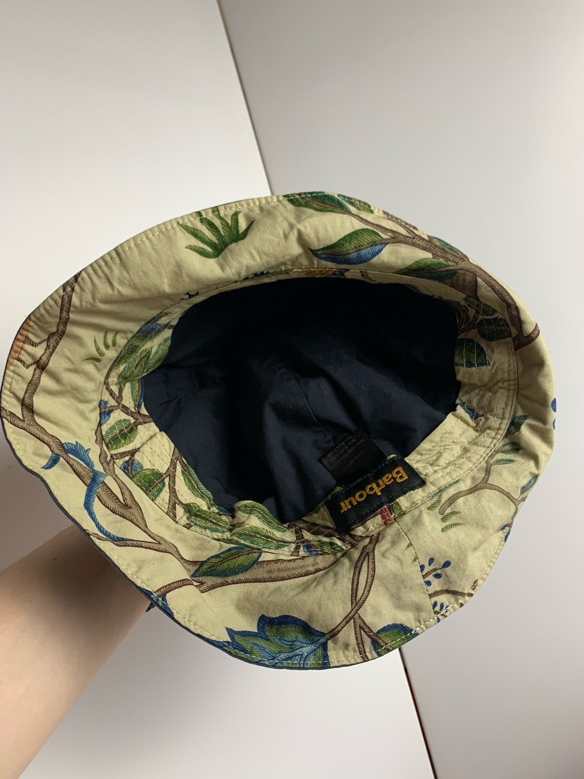 Barbour × Vintage Barbour vintage cap hat Size ONE SIZE - 5 Thumbnail