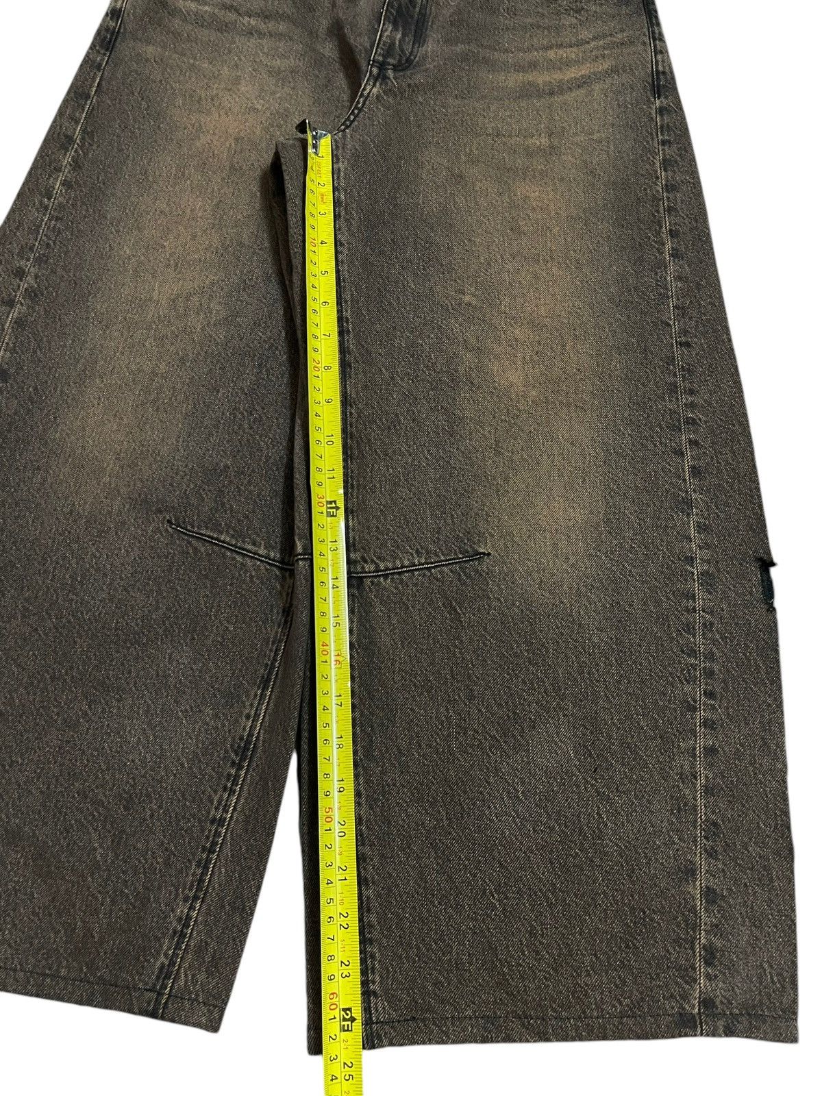GU Vintage Japanese GU Mud Wash Style Hip Hop Baggy Jeans Size US 32 / EU 48 - 13 Thumbnail