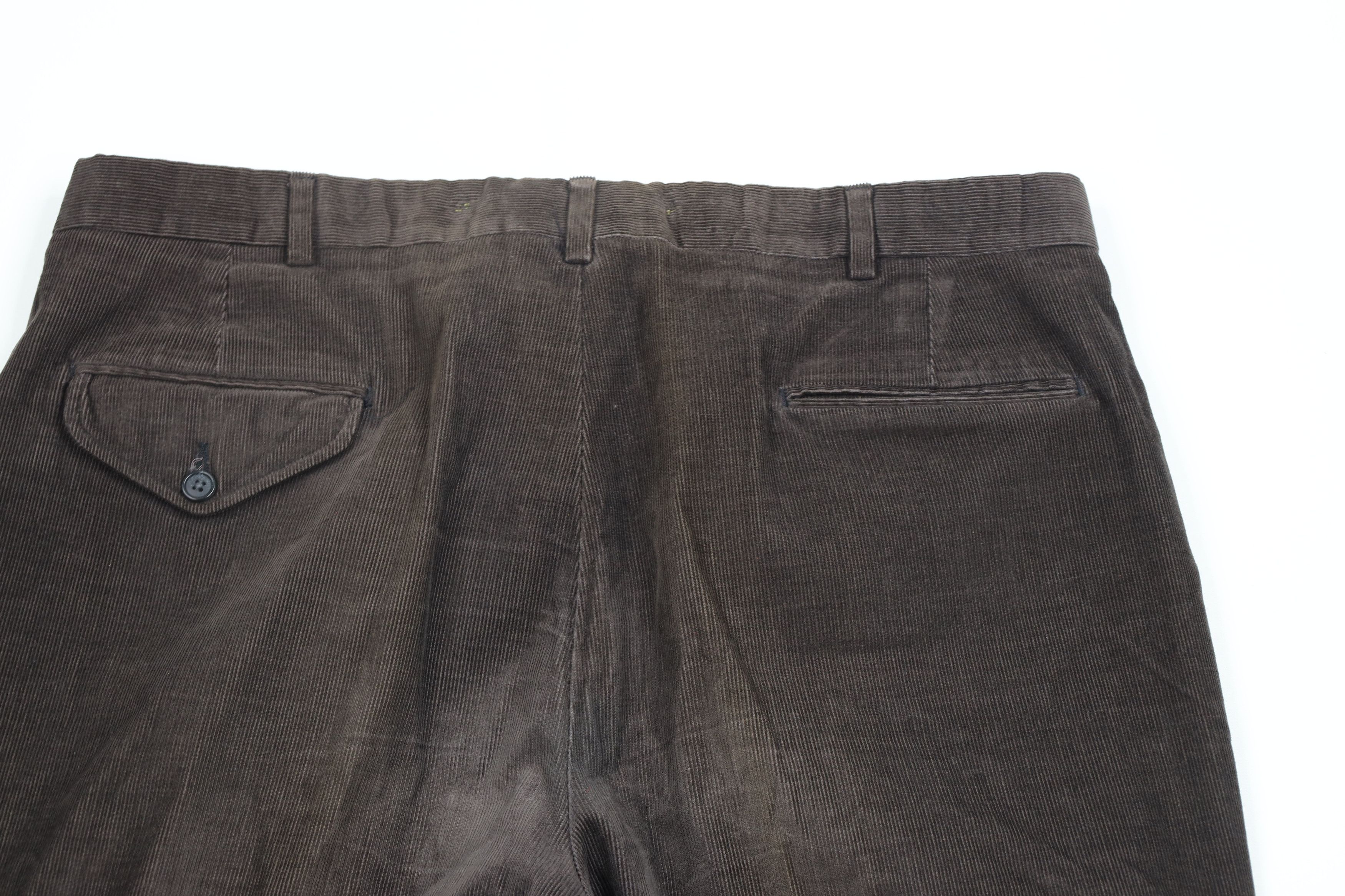 Lands' End × Vintage Vintage 90s Lands End Cuffed Wide Leg Corduroy Pants USA Size US 38 / EU 54 - 11 Thumbnail