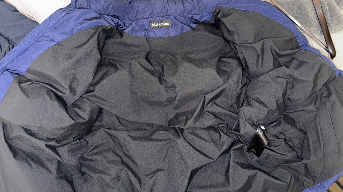 Balenciaga × Vetements BALENCIAGA C-Shape Quilted Puffer 48 Blue Size US M / EU 48-50 / 2 - 3 Thumbnail