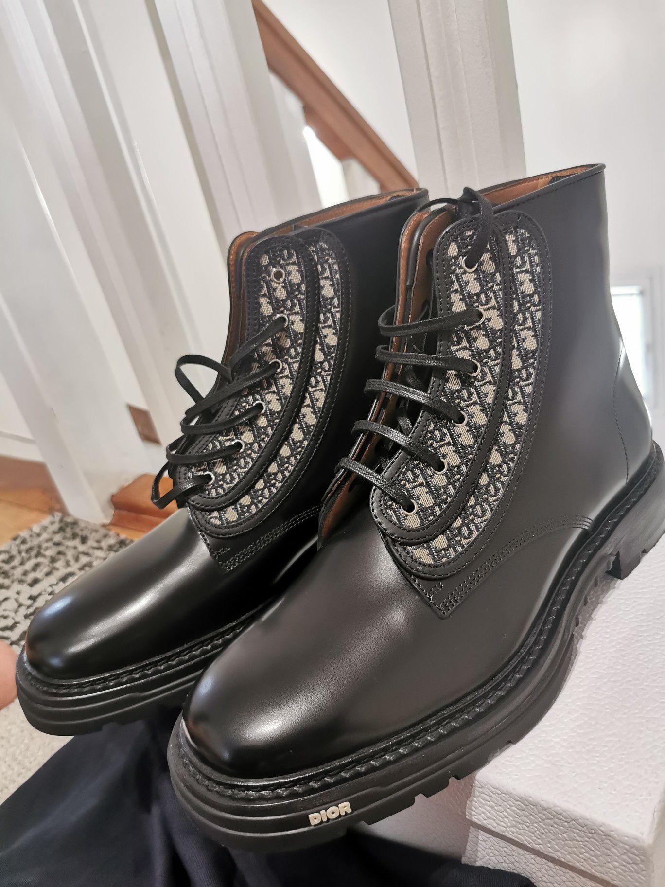 Dior o1flszh0925 Leather Boots in Black Size US 10 / EU 43 - 2 Thumbnail