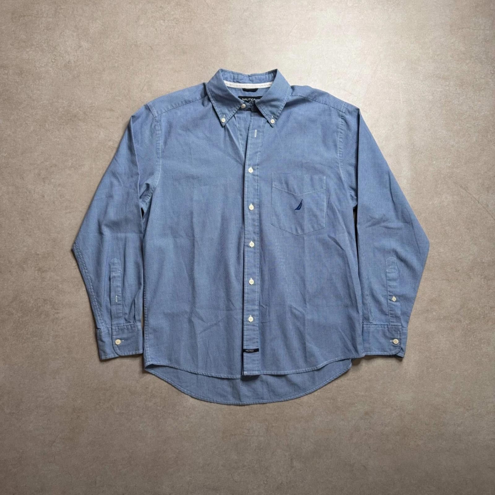 Nautica Vintage Nautica Blue Shirt - S Size US S / EU 44-46 / 1 - 1 Thumbnail