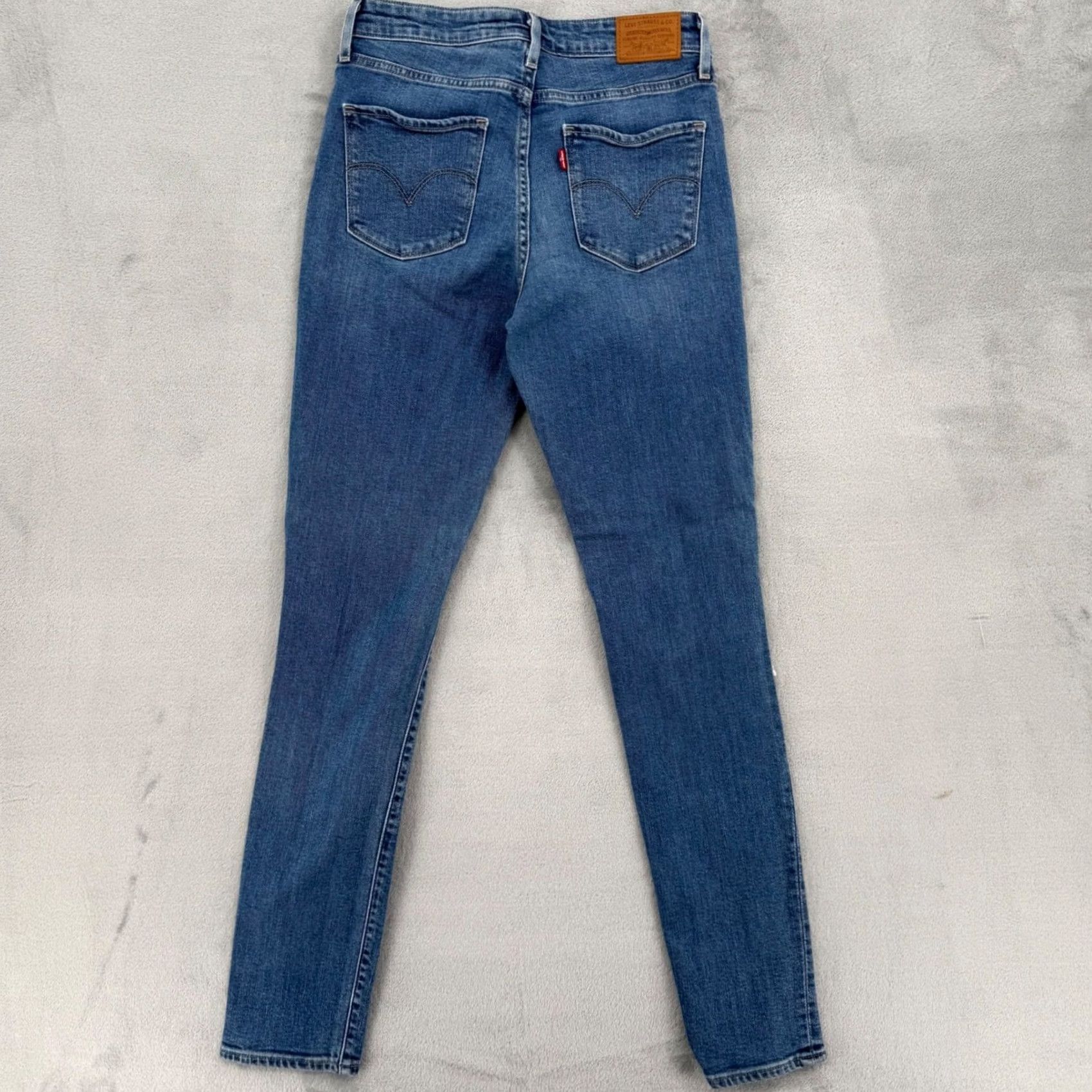 Levi's Levi's Premium 721 High Rise Skinny Distressed Blue Jeans Womens Size 27 Size 27" / US 4 / IT 40 - 6 Thumbnail