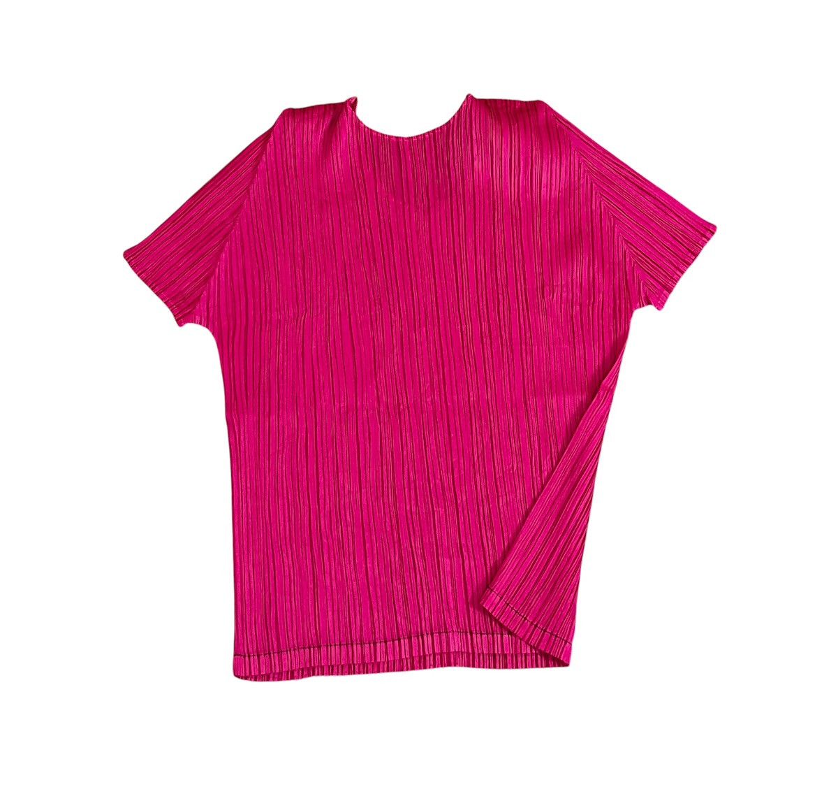 Pleats Please Issey Miyake Vintage issey miyake pleats please hot pink tee Size US S / EU 44-46 / 1 - 5 Thumbnail