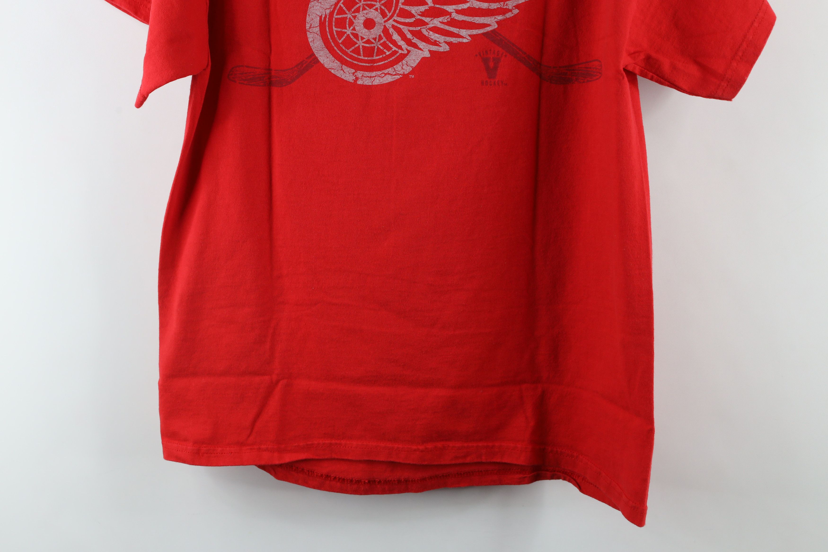 Vintage Vintage D Detroit Red Wings Hockey Short Sleeve T-Shirt Size US M / EU 48-50 / 2 - 13 Thumbnail