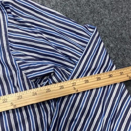 Ralph Lauren VINTAGE Ralph Lauren Shirt Mens Large Blue Striped Yarmouth Button Down Long Sleeve Size US L / EU 52-54 / 3 - 7 Thumbnail