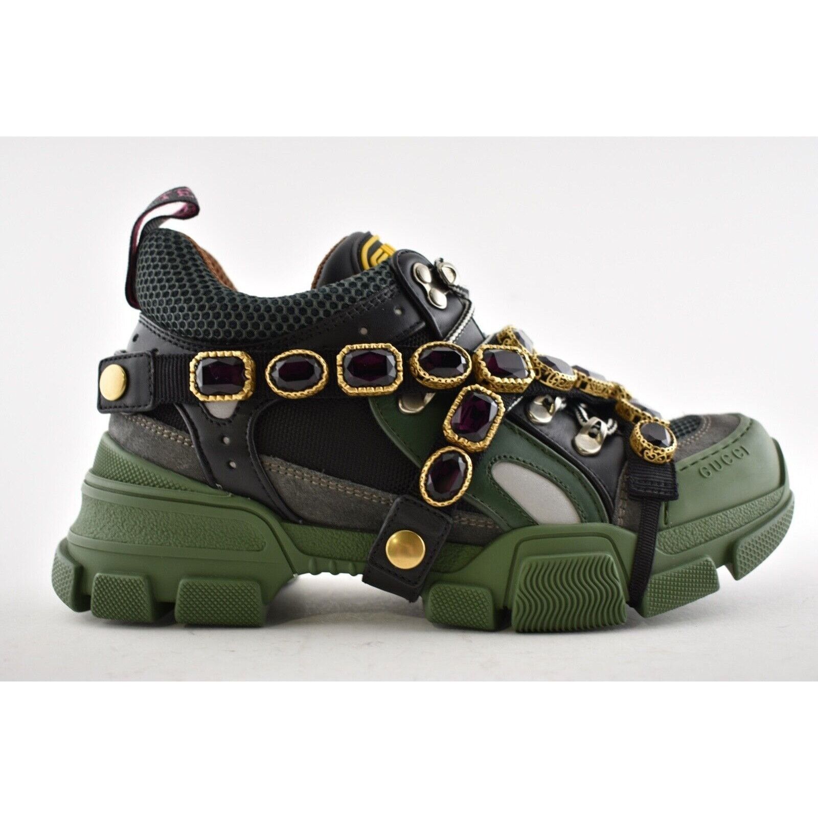 Gucci Womens Journey Flashtrek Crystal Hiker Low Boot Sneaker 35 Size US 5 / IT 35 - 3 Thumbnail
