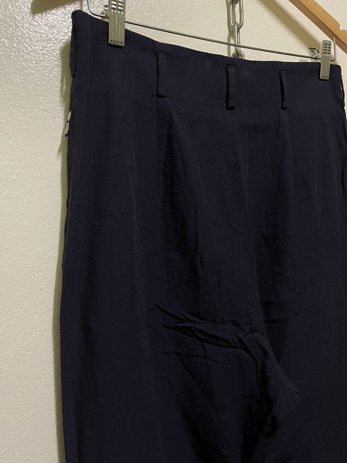 Katharine Hamnett London × Vintage Katharine Hamnett 90s Wool Pants Size 30" / US 8 / IT 44 - 9 Thumbnail