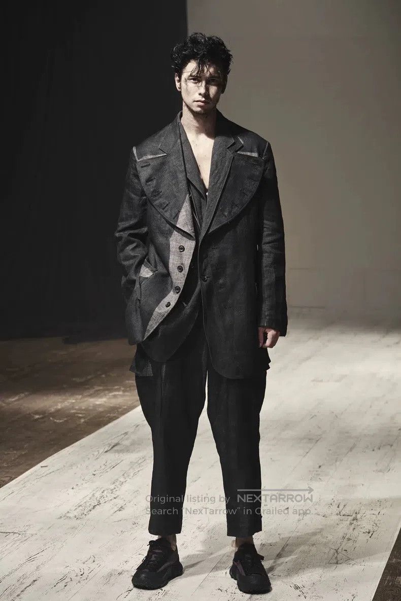 Yohji Yamamoto Yohji Yamamoto 22ss 22 mainline style plant-dyed diagonal Size US L / EU 52-54 / 3 - 9 Thumbnail