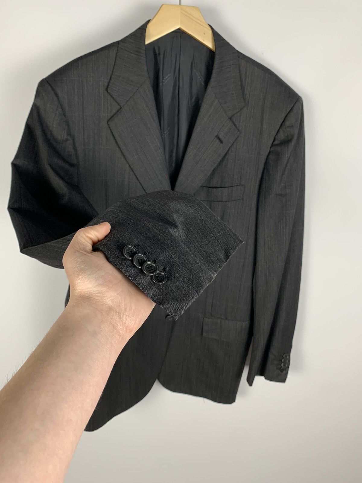 Kiton Kiton Napoli Trois Pomess Formal Suit Set Blazer + Trousers Size 52R - 11 Thumbnail