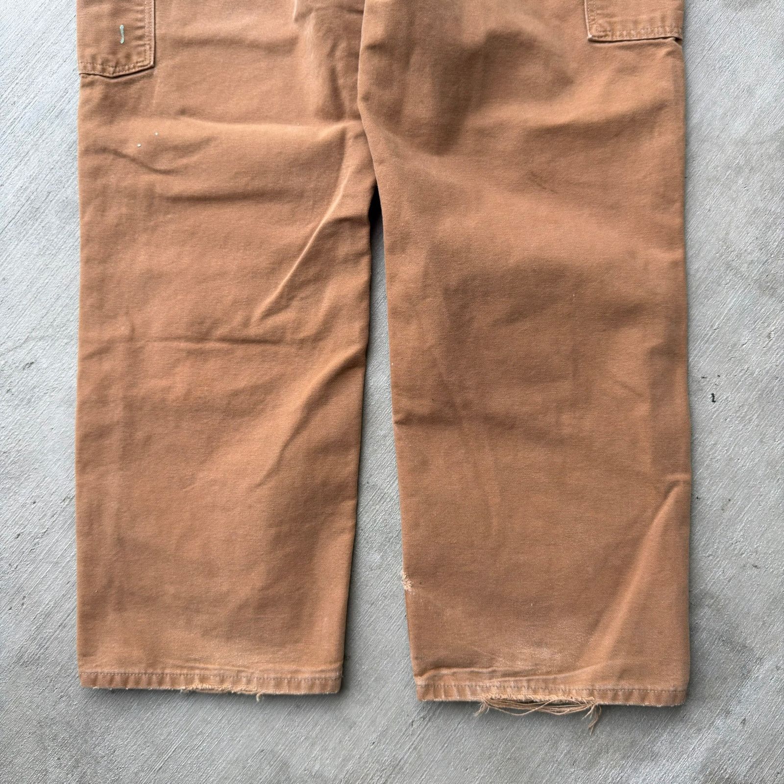 Carhartt × Vintage Carhartt brown double knee work wear carpenter pants Size US 26 / EU 42 - 4 Thumbnail