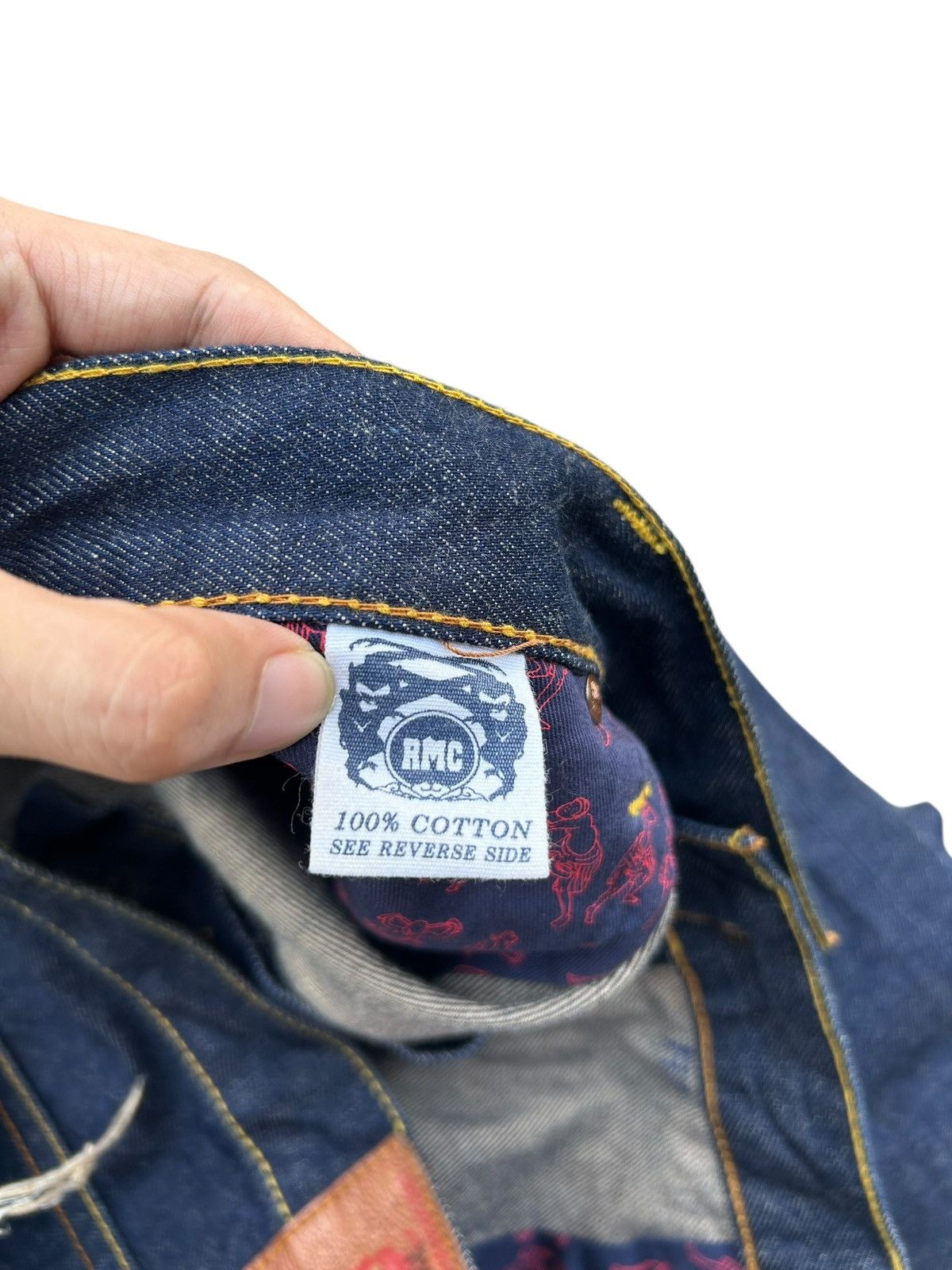 Japanese Brand × Kapital × RMC Jeans Red Monkey Company RMC Martin Ksohoh Distressed Denim Jeans Size US 42 / EU 58 - 9 Thumbnail
