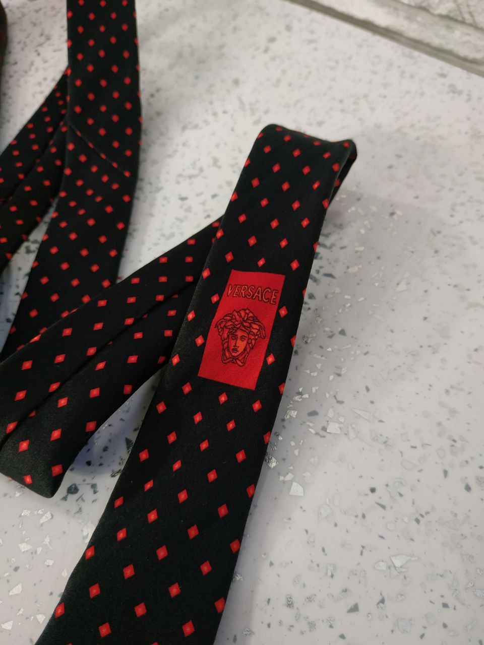Versace Vintage Gianni Versace Monogram Silk Tie Size ONE SIZE - 7 Thumbnail