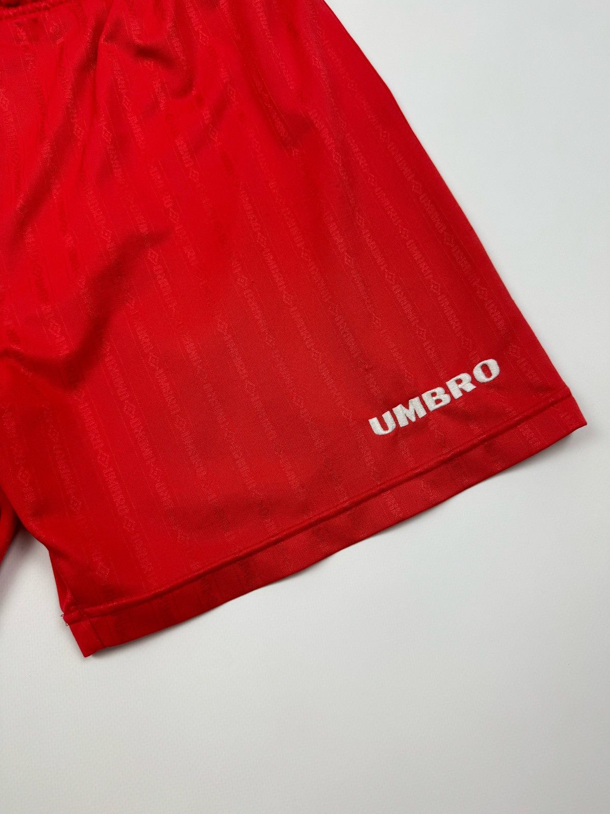 Umbro 1990’s Vintage Faded Umbro Multi-logo Shorts Size US 34 / EU 50 - 2 Thumbnail