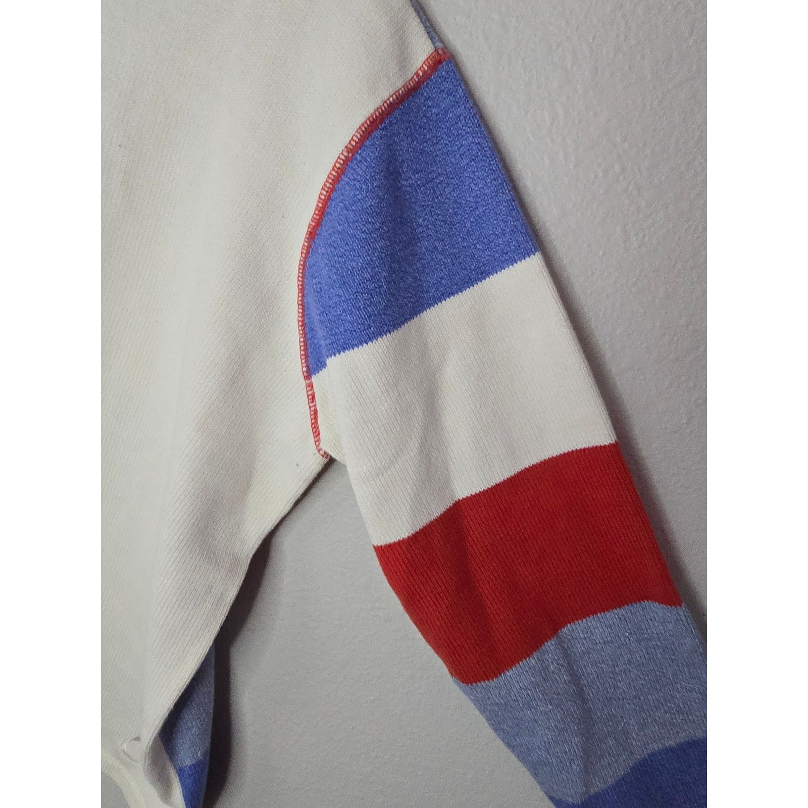 Liz Claiborne Liz Claiborne Sweatshirt Womens 2X Vneck Multicolor Sweater Size L / US 10 / IT 46 - 6 Thumbnail
