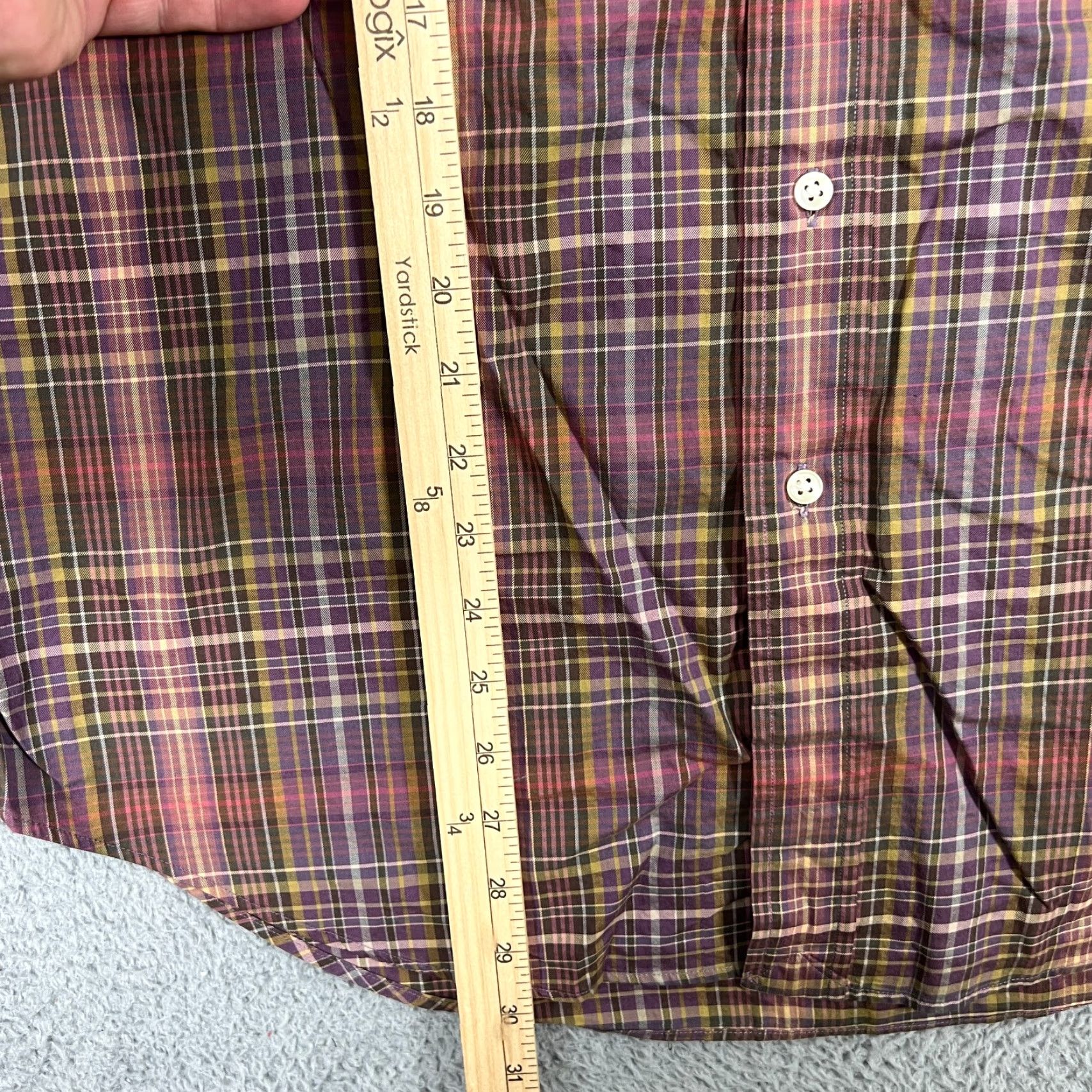 Ralph Lauren Ralph Lauren Plaid Shirt Mens Large Long Sleeve Button Down Red Preppy Classic Fit Size US L / EU 52-54 / 3 - 2 Thumbnail