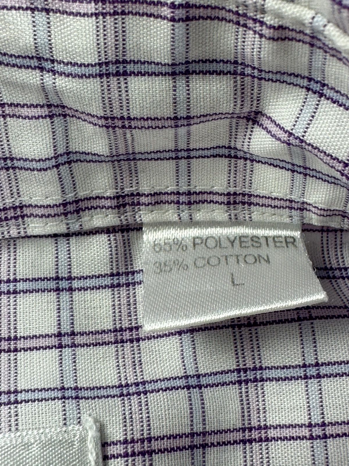 Yves Saint Laurent Yves Saint Laurent YSL Paris Checked 90S Button Blank Shirt Size US L / EU 52-54 / 3 - 14 Thumbnail