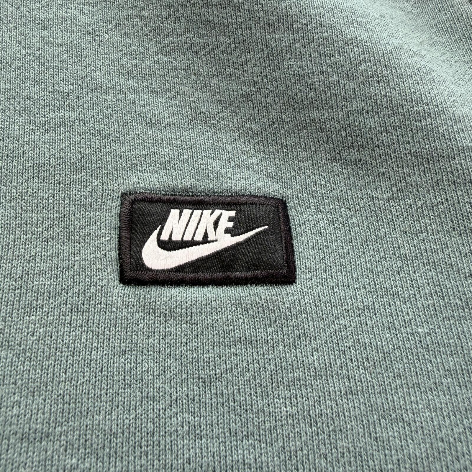 Nike Nike Full Zip Hoodie Jacket Quilted Sleeve Fleece Green XL Size US XL / EU 56 / 4 - 9 Thumbnail