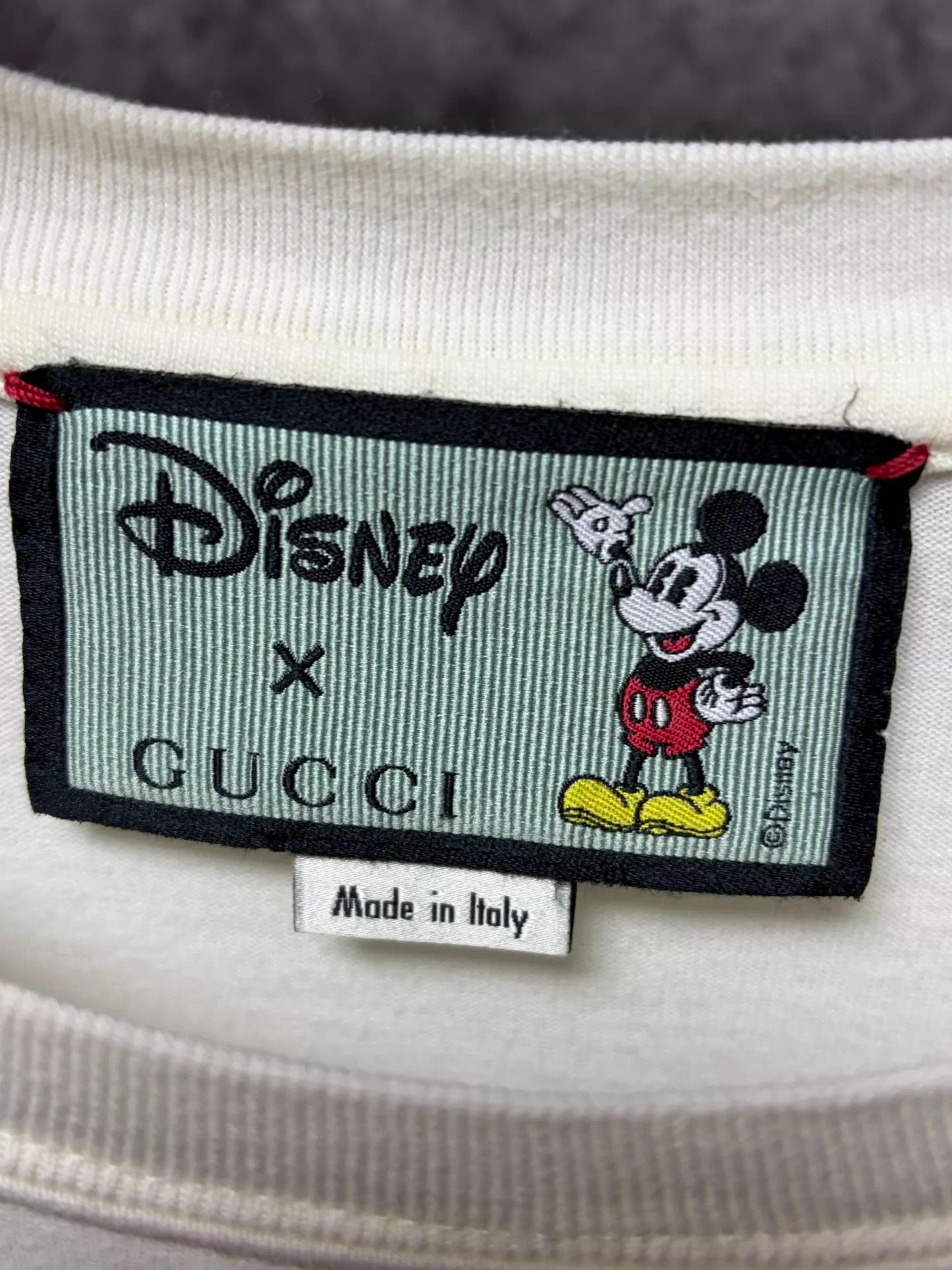 Gucci Gucci x Disney Mickey Ivory T-shirt M Size US M / EU 48-50 / 2 - 3 Thumbnail