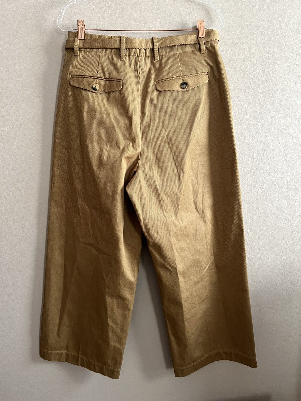 JW Anderson JW Anderson Calvary Twill Front Pleat Trousers Size US 40 / EU 56 - 6 Thumbnail