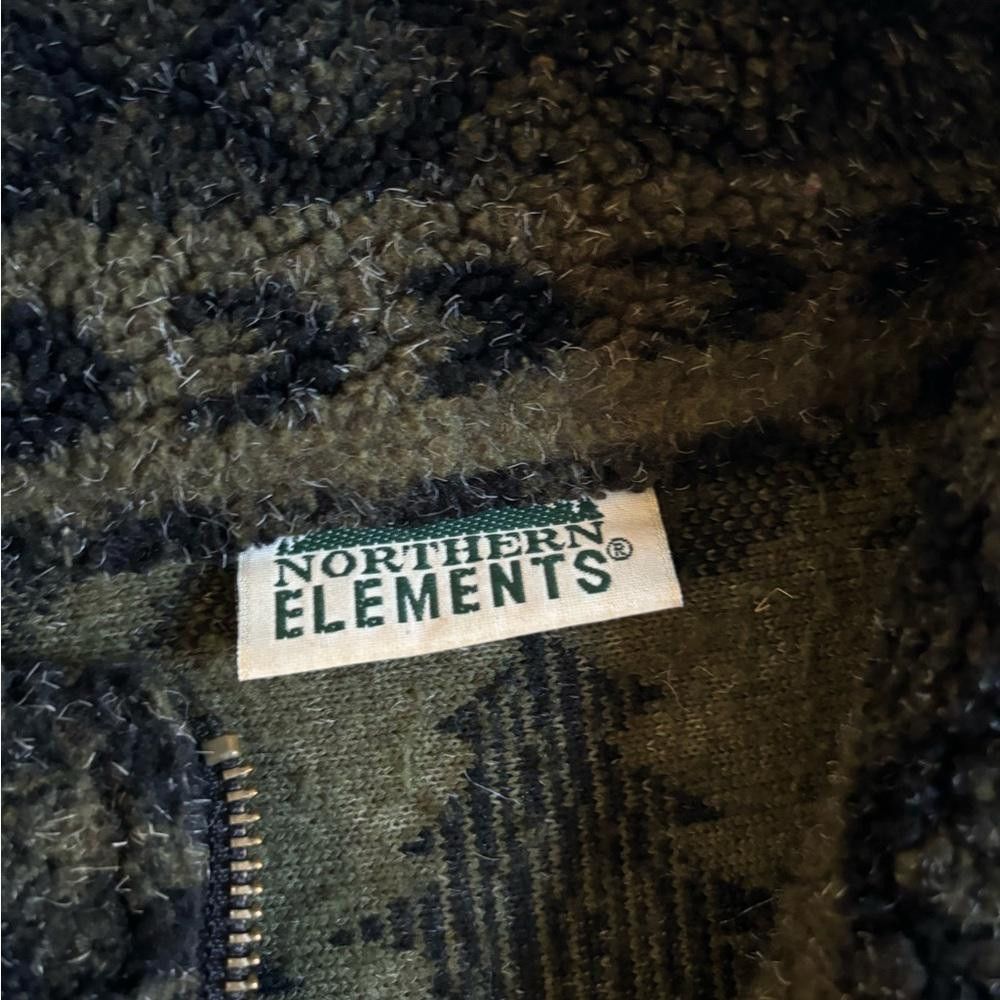 Designer Vintage 90’s Northern Elements Aztec Bear Pattern Fleece Size US XL / EU 56 / 4 - 3 Thumbnail