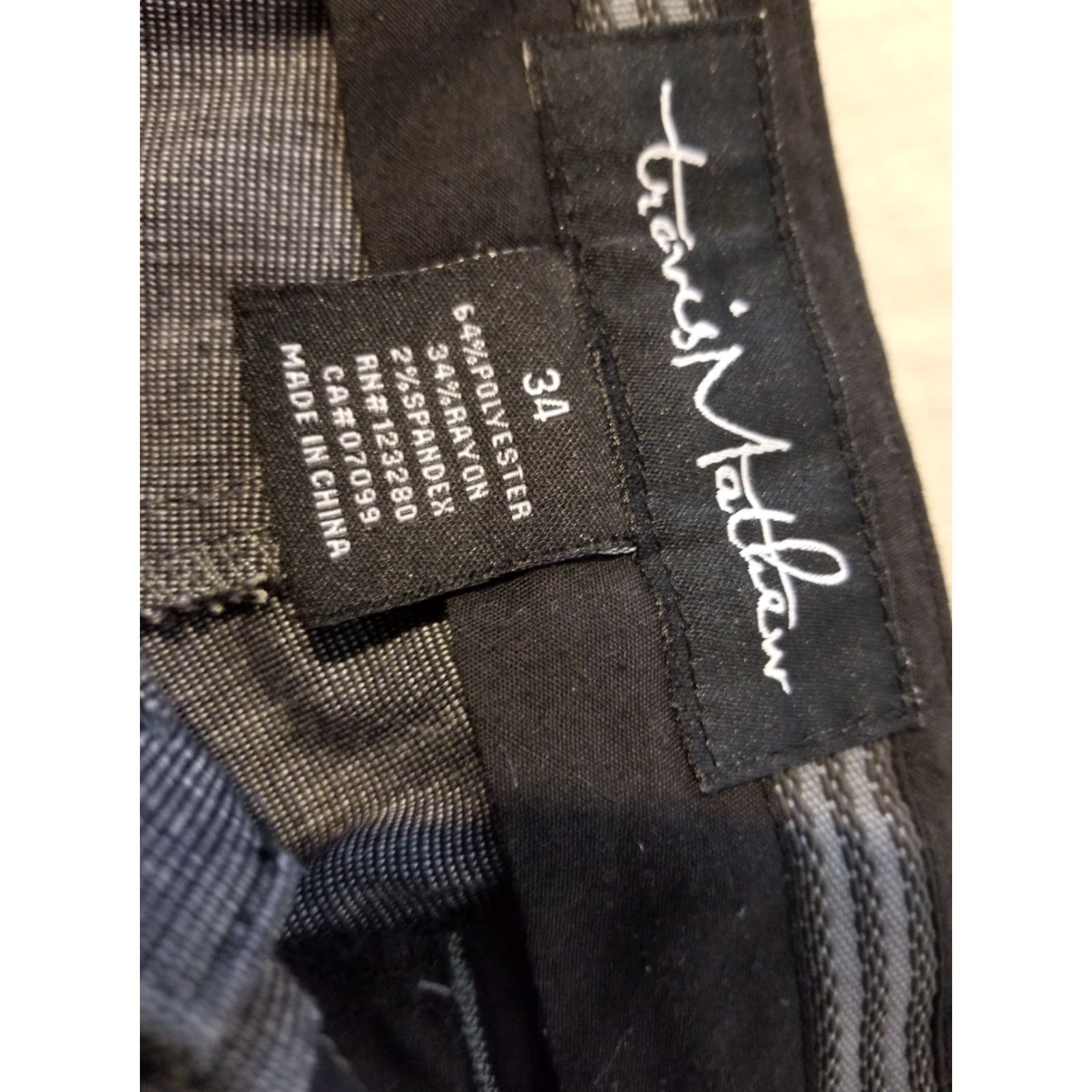 TravisMathew Travis Mathew Mens Pants 34x29 Gray Golf Slack Trouser Size US 34 / EU 50 - 4 Thumbnail