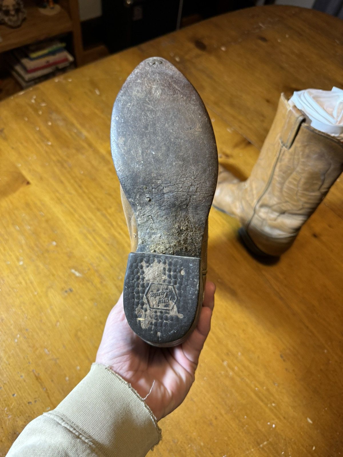 Tony Lama × Vintage Women’s Vintage Tony Lama Cowboy Boots Sz 6.5 A Size US 6.5 / IT 36.5 - 5 Thumbnail