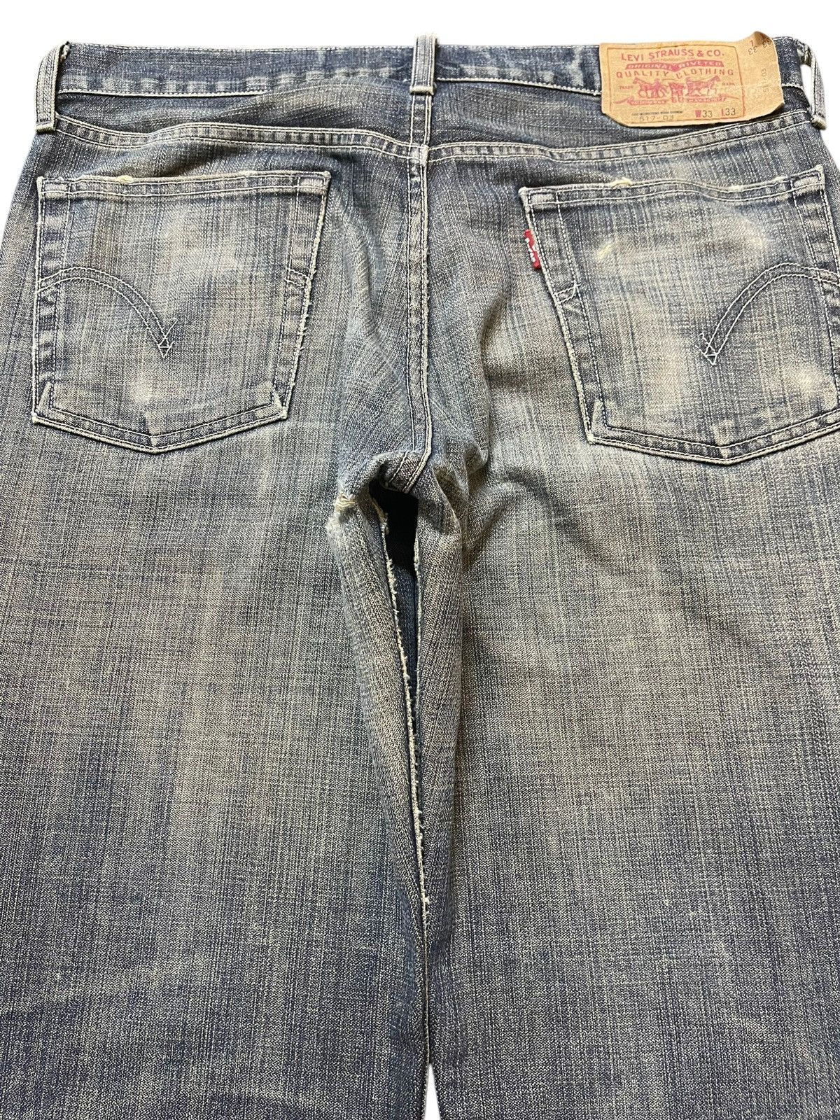 Levi's Vintage 90s Levis 517 Faded Wash Style Bootcut Jeans Size US 32 / EU 48 - 5 Thumbnail