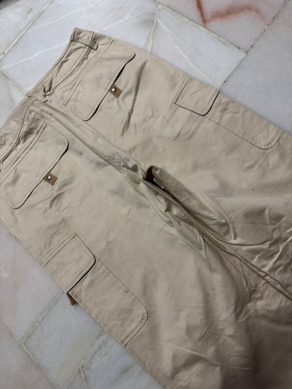 Japanese Brand 💥Insane Baggy Flare💥Japanese Designer Hiroko Cargo Pants Size US 27 - 15 Thumbnail