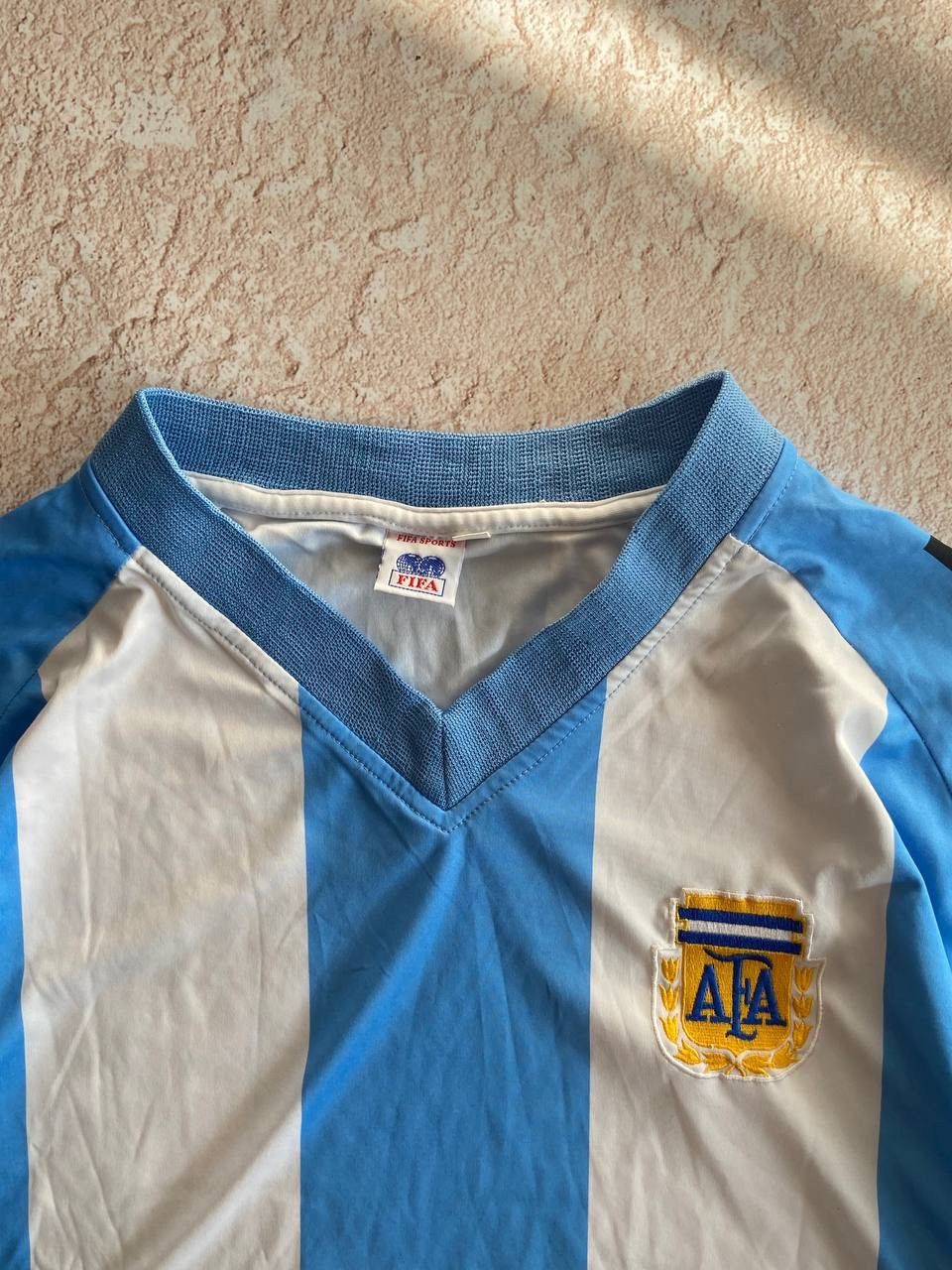 Japanese Brand × Vintage Argentina Ortega distressed jersey soccer Size US L / EU 52-54 / 3 - 10 Thumbnail