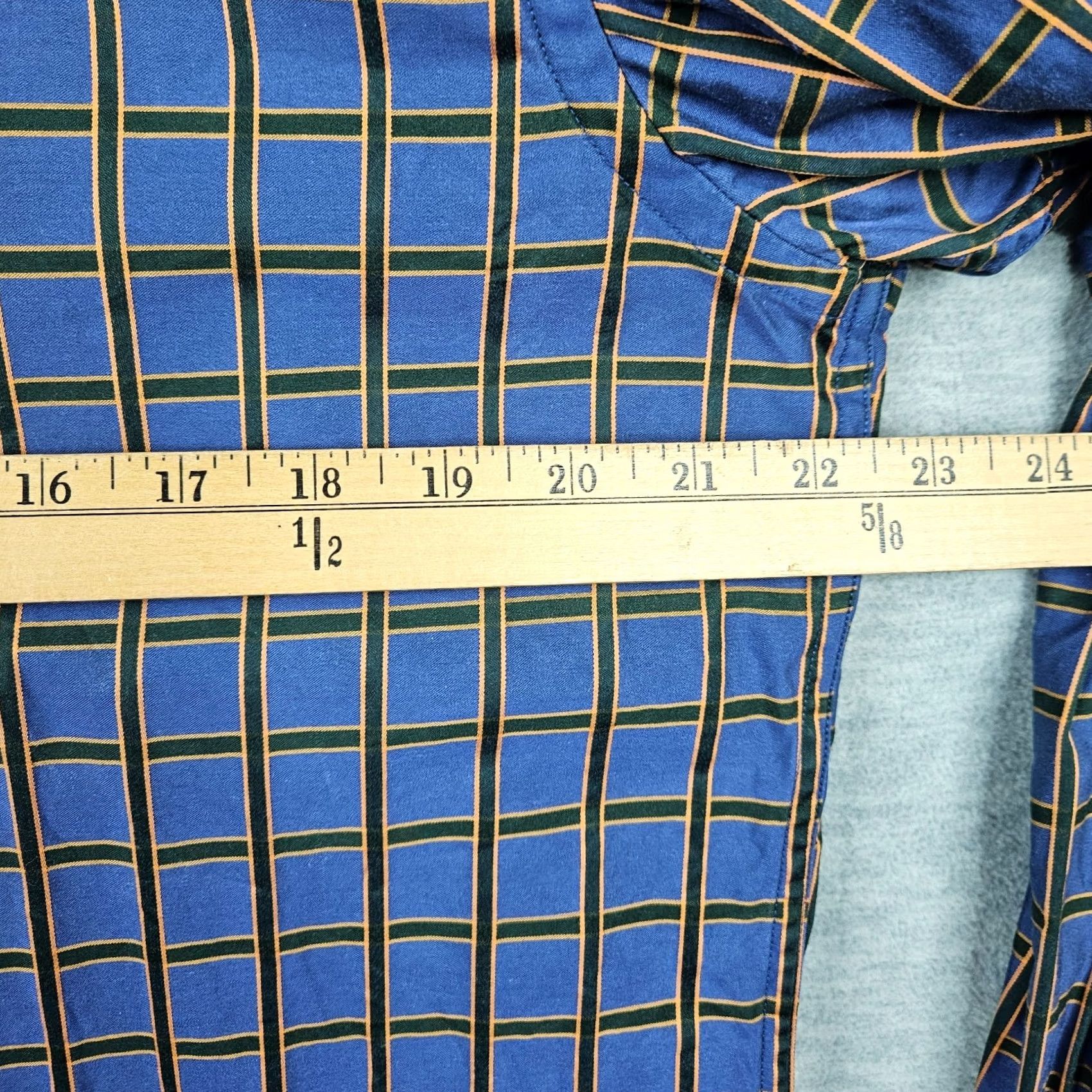 Robert Graham Robert Graham Blue Black Plaid Check Button Up Shirt Men's Size L Size 42R - 7 Thumbnail