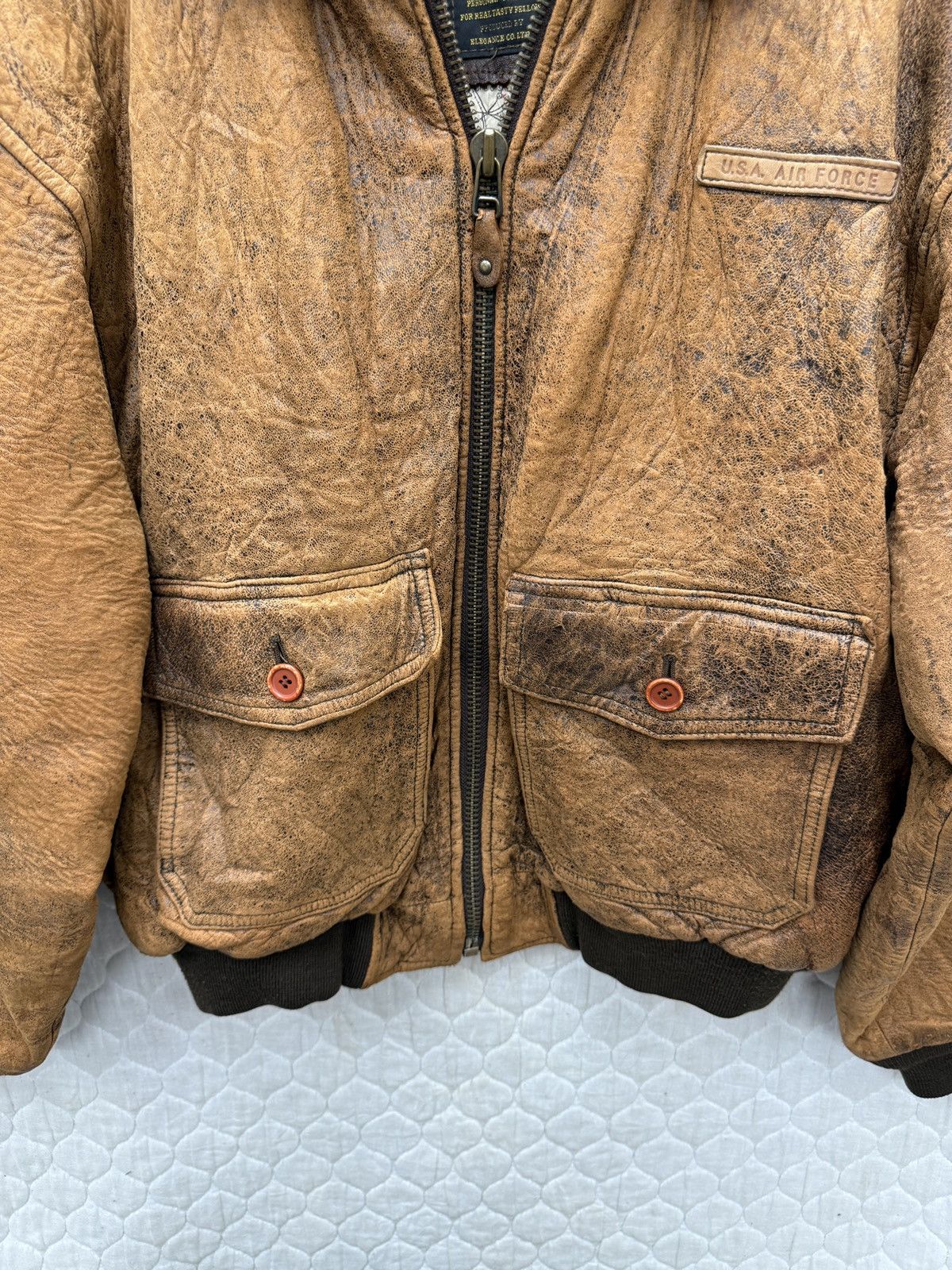 Vintage 🔥🔥💥STEALS VTG GREEN LEAF US AIR FORCE JACKET Size US L / EU 52-54 / 3 - 19 Thumbnail