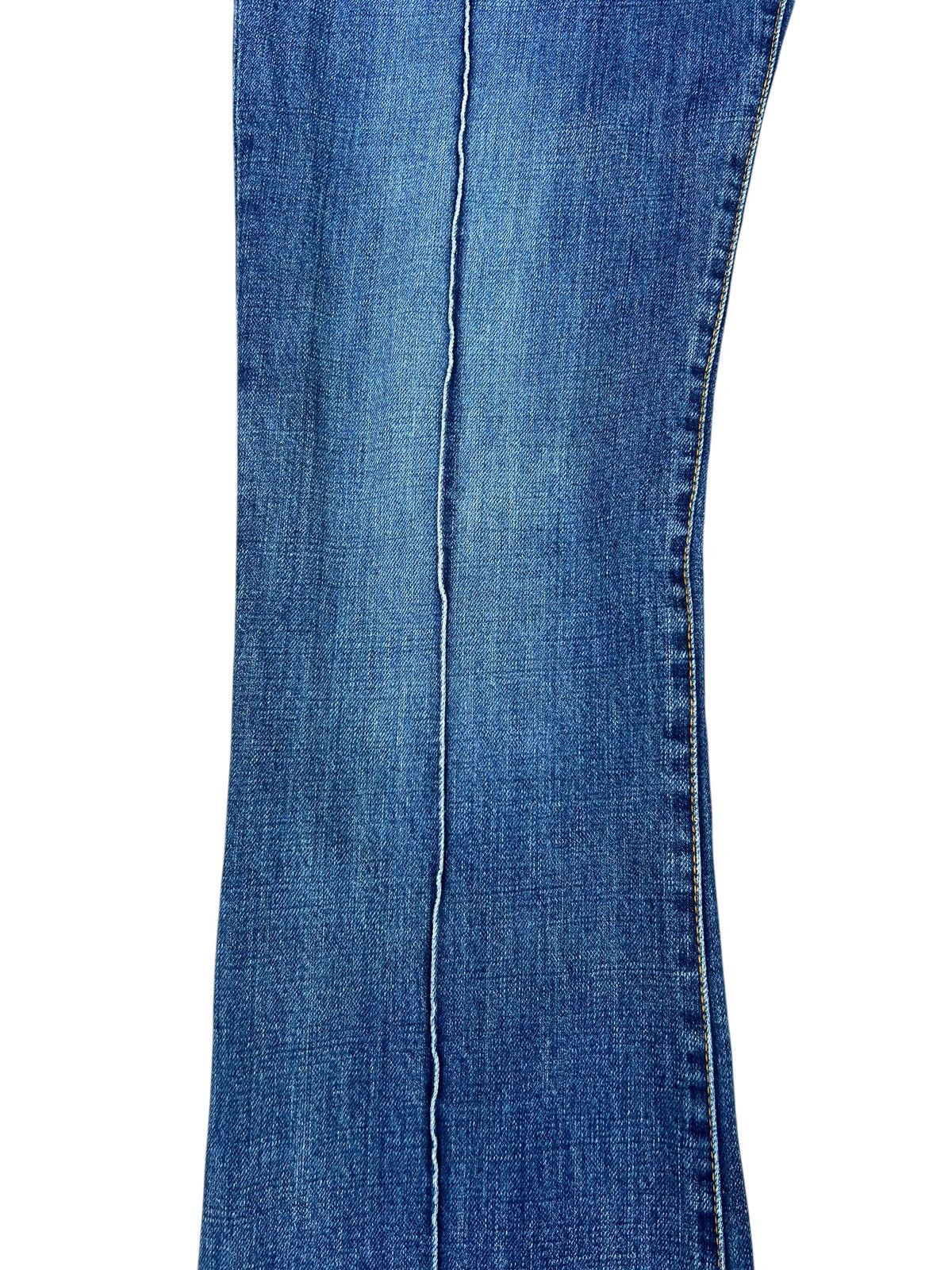 Japanese Brand Obelisk Japan Faded Denim Bootcut Jeans Size 32" / US 10 / IT 46 - 7 Thumbnail