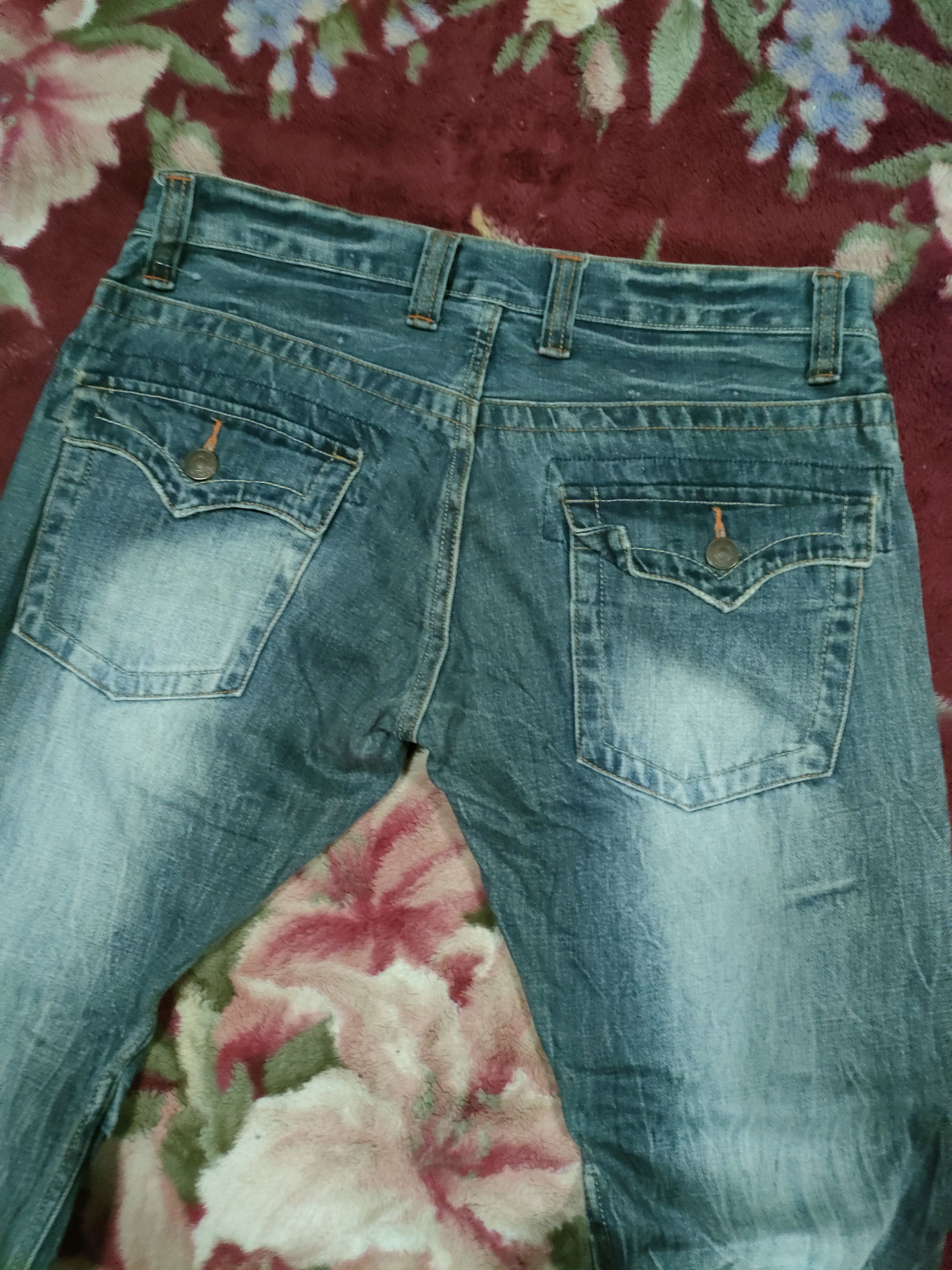 If Six Was Nine × Japanese Brand Flare🔥Roat & Three Style Jeans Size US 34 / EU 50 - 3 Thumbnail