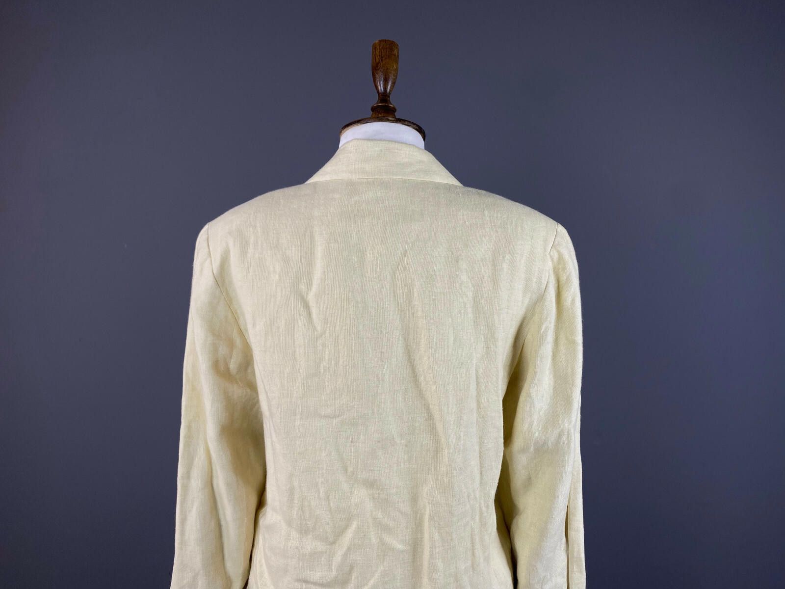 Kenzo Ladies Kenzo Jungle Beige Button Down Blazer Jacket Size 38 Size M / US 6-8 / IT 42-44 - 6 Thumbnail