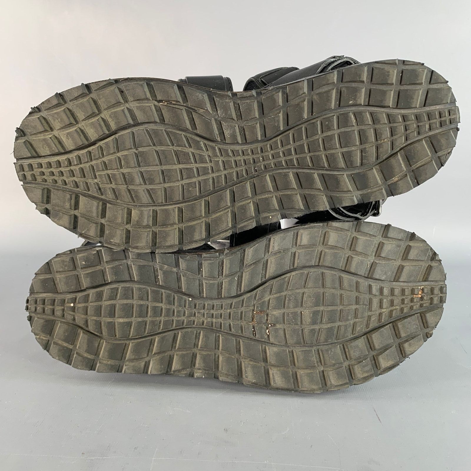 Dsquared2 DSQUARED2 Size 8 Harley Black Silver Leather Buckle Sandals Size US 8 / EU 41 - 6 Thumbnail