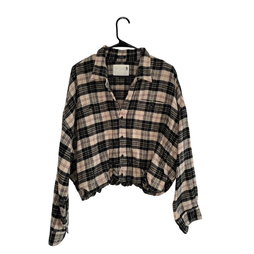 R13 R13 Plaid Gathered Hem Workshirt Size XS Size XS / US 0-2 / IT 36-38 - 1 Thumbnail