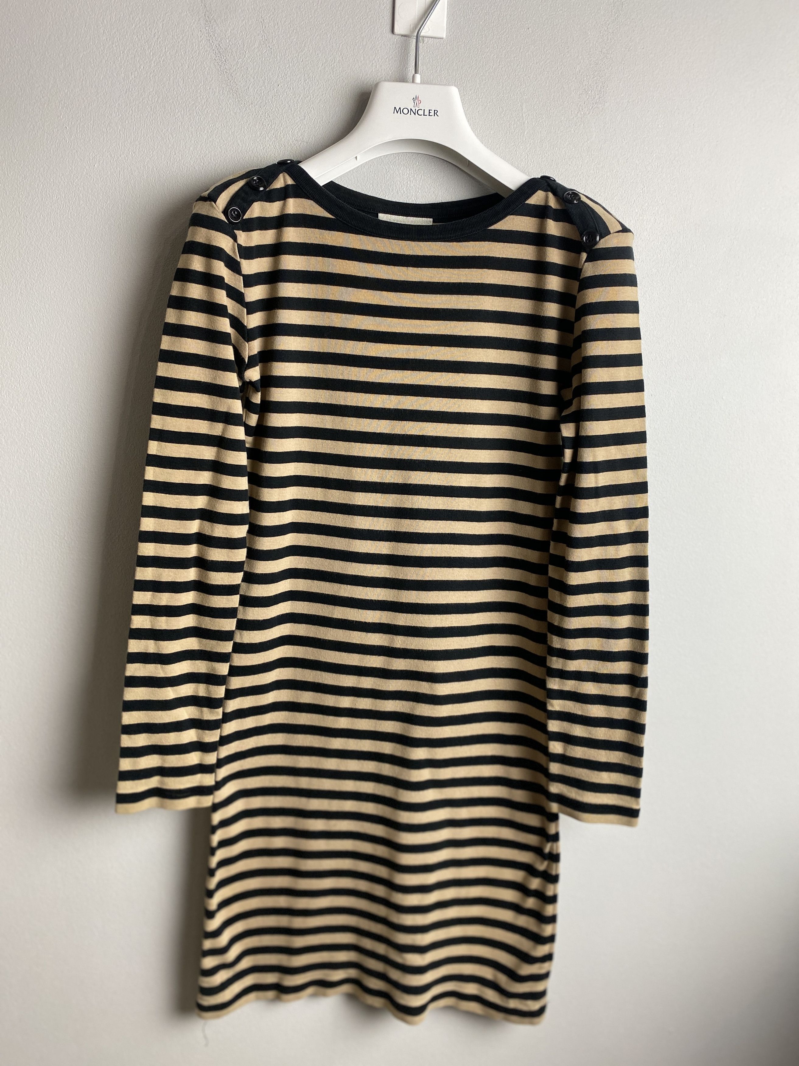 Ganni Ganni striped mini dress tunic top Size S / US 4 / IT 40 - 1 Thumbnail
